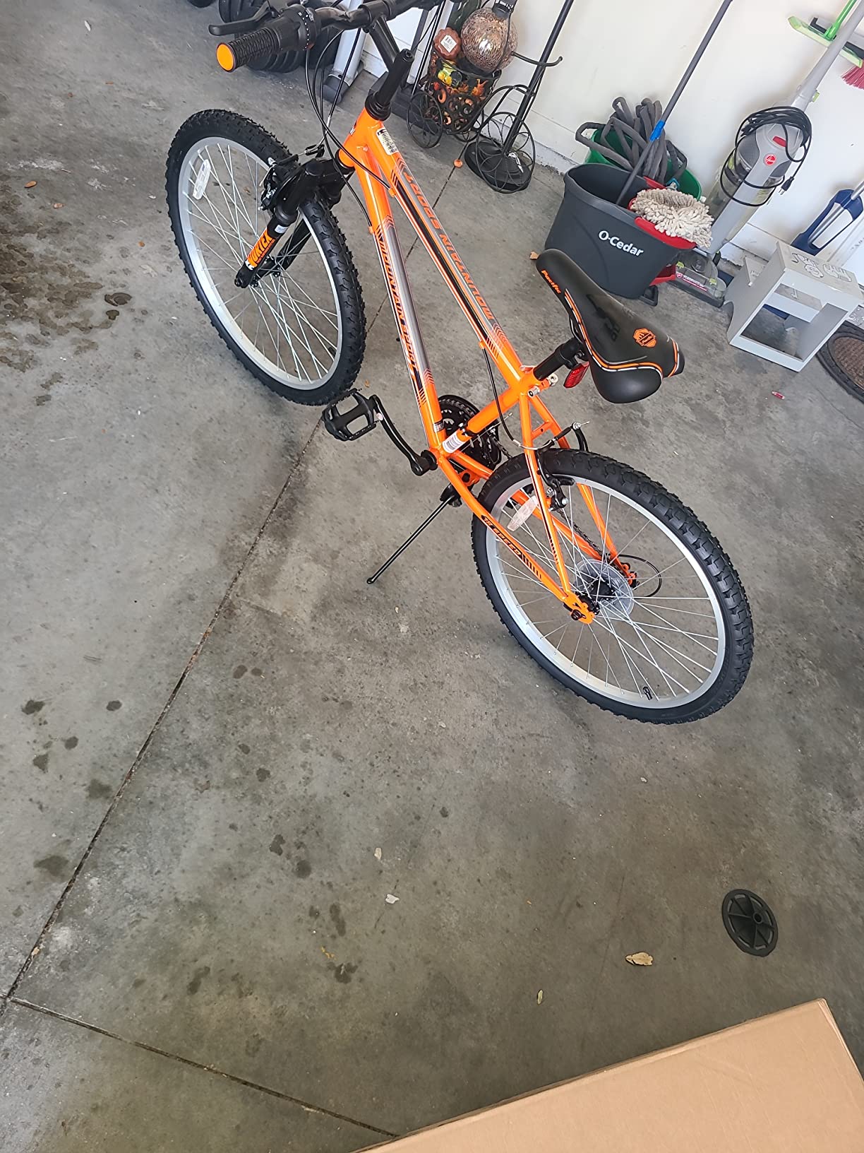 Pacific Mountain Sport Bike, 24 or 26 inch Mountain Bike for Youth and Adults, 18 Speed, Steel Frame, Knobby Tires, Front Suspension Fork, Twist Shifters customer photo 1