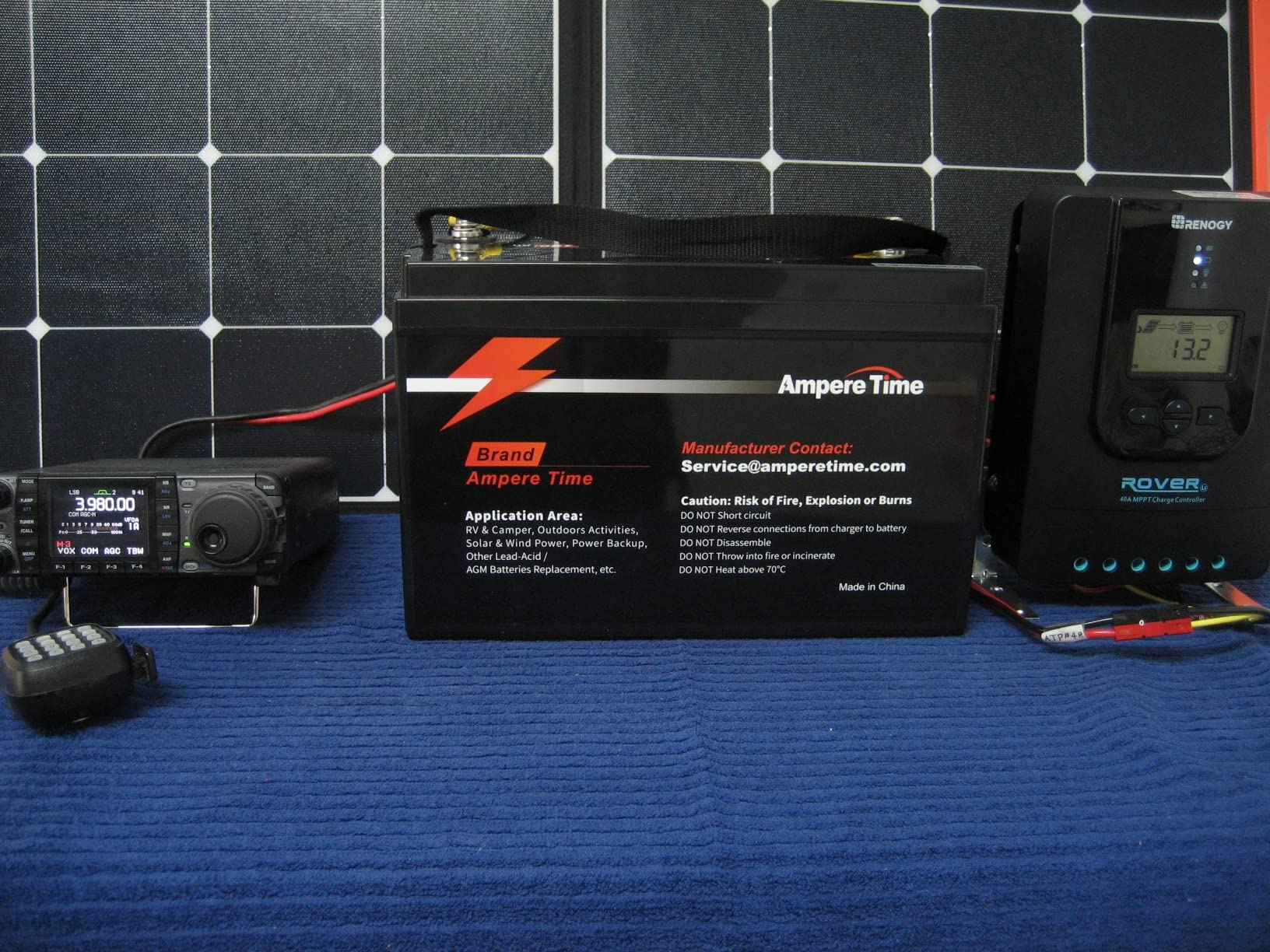 LiTime 12V 100Ah RV Lithium Battery, Group 31 Rechargeable LiFePO4 Battery with Up to 15000 Deep Cycles, 1.28kWh and Higher Energy Density, Perfect for Van, Trolling Motors, Boat, Marine (1 Pack) customer photo 1