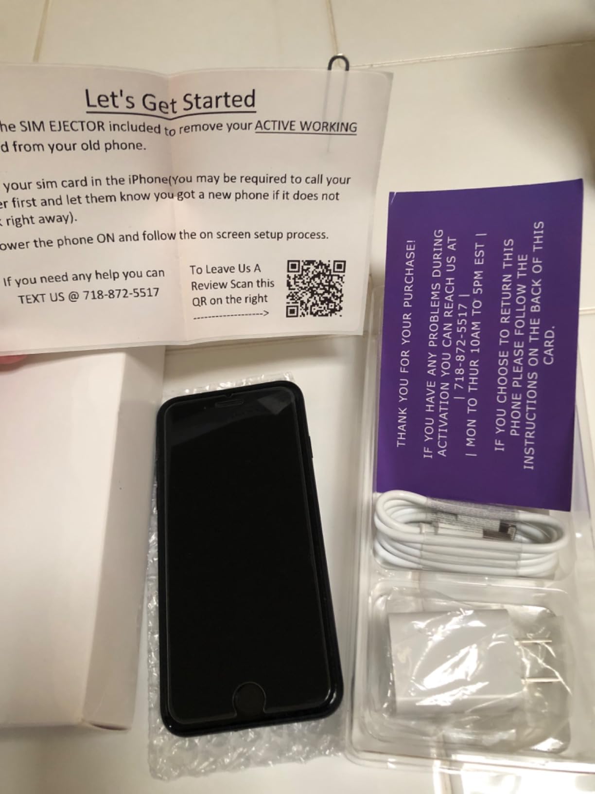 Apple iPhone SE 2nd Generation, US Version, 64GB, Black - Unlocked (Renewed) | Compact design customer photo 2