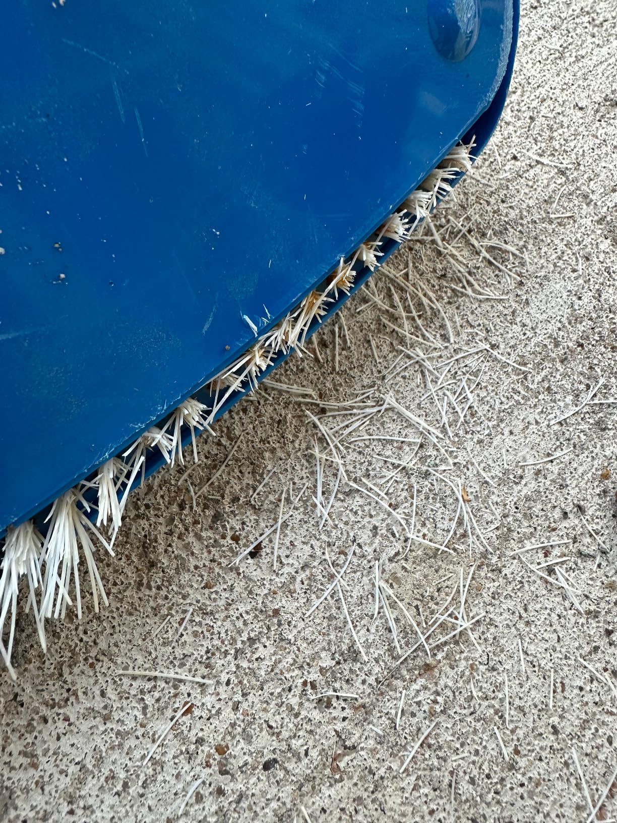 Triangular Vinyl Pool Vacuum Head, Weighted Swimming Pool Vacuums for Above Ground & Inground Pools (Blue) customer photo 1