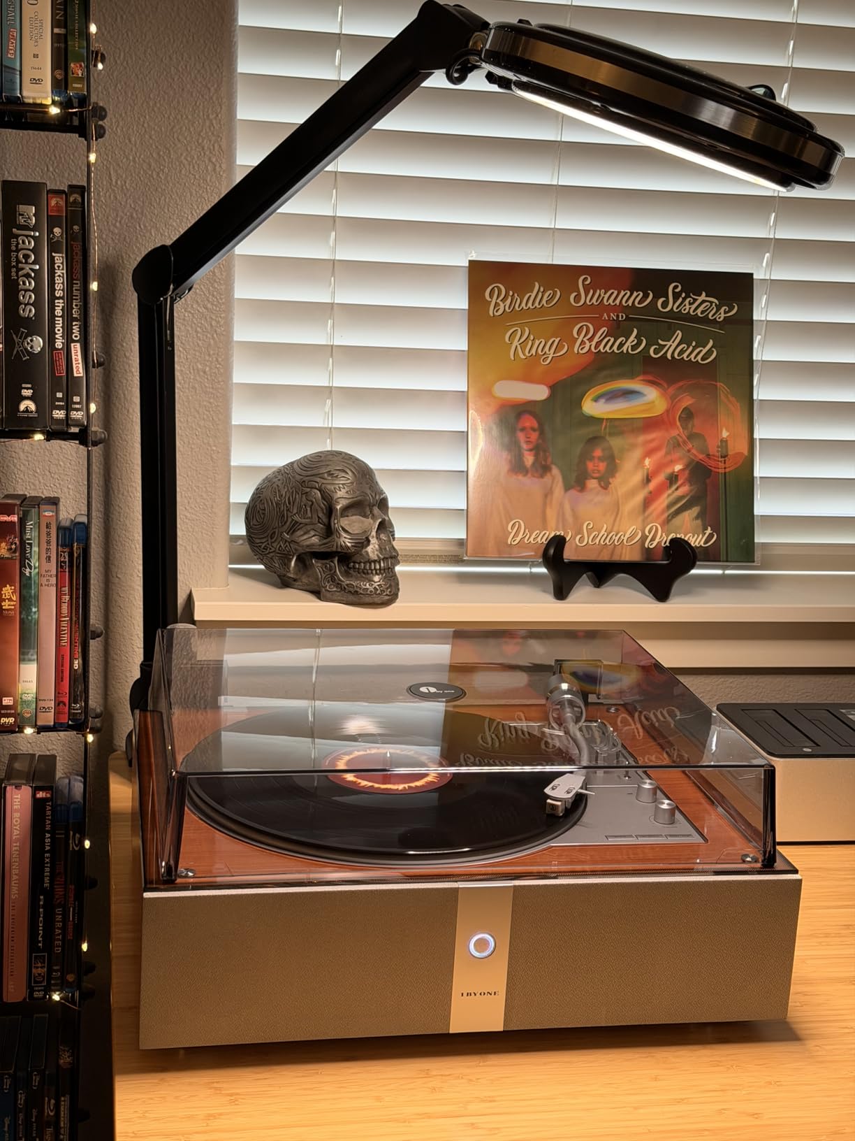 1 BY ONE Fully Automatic Record Player, All-in-One Vinyl Turntable with Automatic Repeat Function, Remote Control, Built in Speakers& DSP, Phono Preamp, AT-3600L Cartridge, Belt Drive 2-Speeds customer photo 1