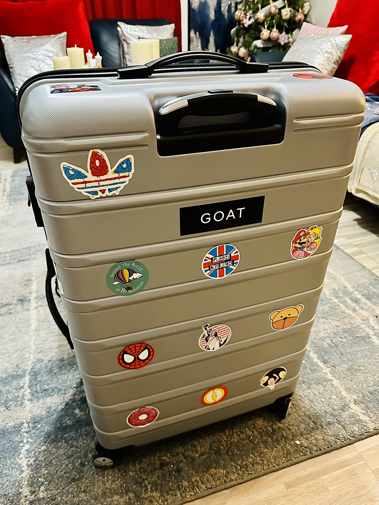 Samsonite Omni 2 28-Inch Large Checked Hardside Luggage with 360 Spinner Wheels - Scratch Resistant Hardshell - TSA Lock - Expandable Polycarbonate Shell for Lightweight Travel - Artic Silver customer photo 2