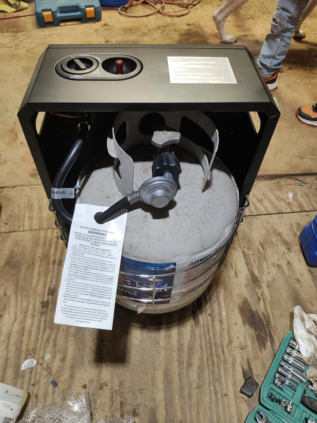 GASLAND MHA18BN 18,000 BTU Propane Radiant Heater for Garages and Workshops customer photo 1
