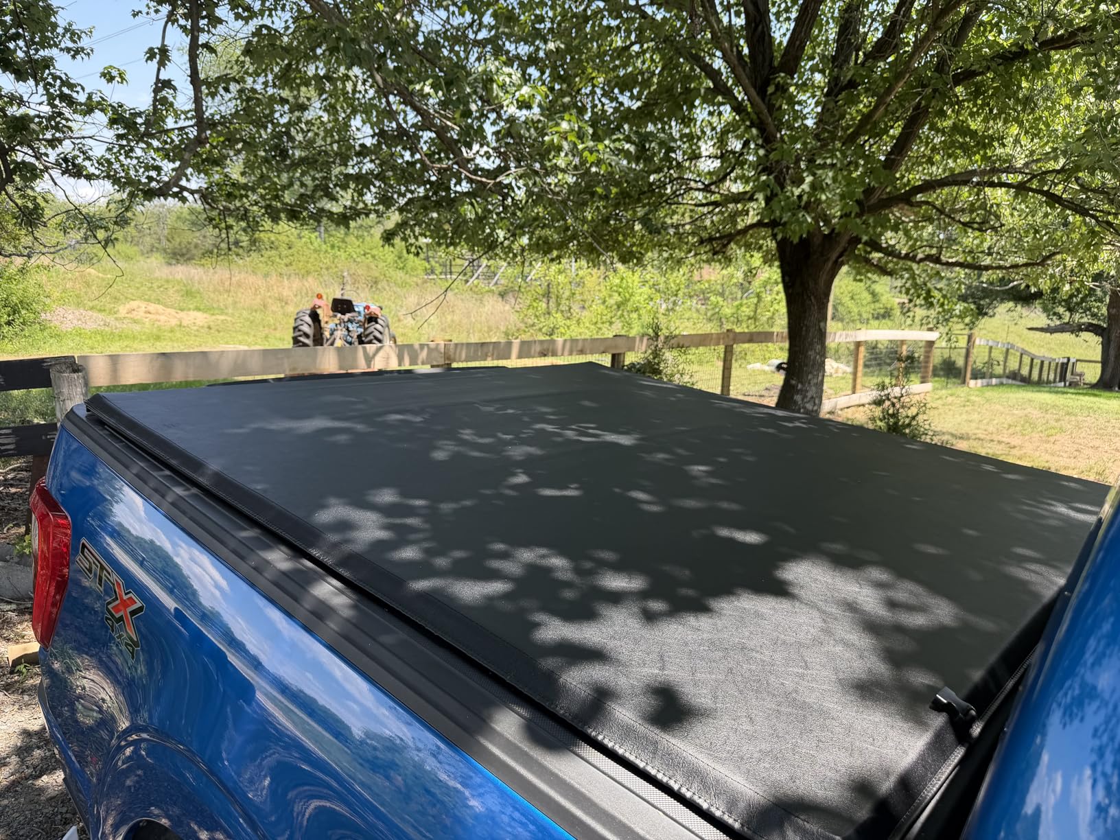 MOSTPLUS 5.5FT Roll-Up Soft Vinyl Truck Bed Tonneau Cover Compatible for Ford F150 F-150 2009-2025 2026 Short Bed On Top (67Inch) customer photo 1