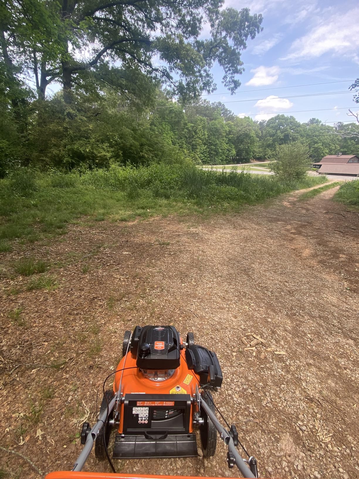 YARDMAX 21 in. 170cc 3-in-1 Gas Walk Behind Push Lawn Mower with High Rear Wheels customer photo 2