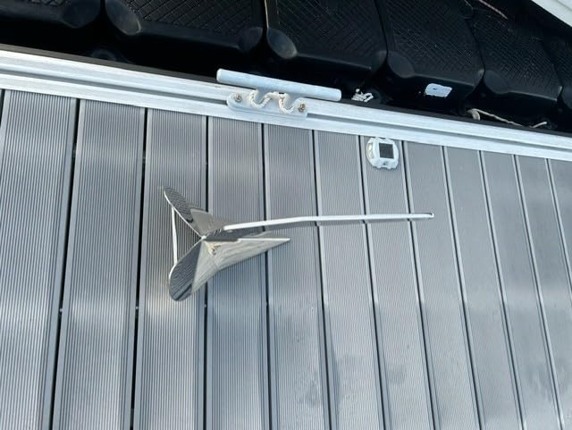 ISURE MARINE Stainless Steel Delta/Wing Style Boat Anchor Heavy Duty Triangular Anchor 11lb / 13lb / 16lb /17.5lb / 22lb / 33lb / 35lb Wing Style Triangle Anchor customer photo 2
