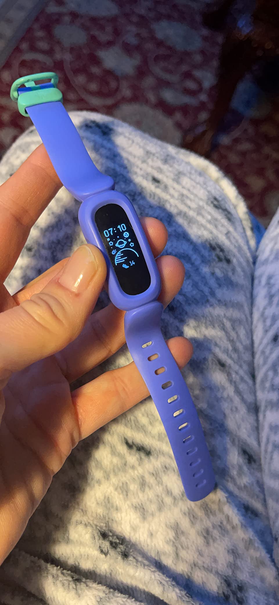 Fitbit Ace 3 Activity Tracker for Kids 6+ - Black/Racer Red customer photo 2