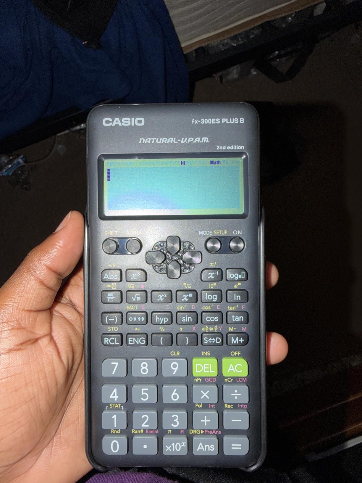 Casio fx-300ES Plus 2nd Edition - Standard Scientific Calculator, Blue customer photo 1