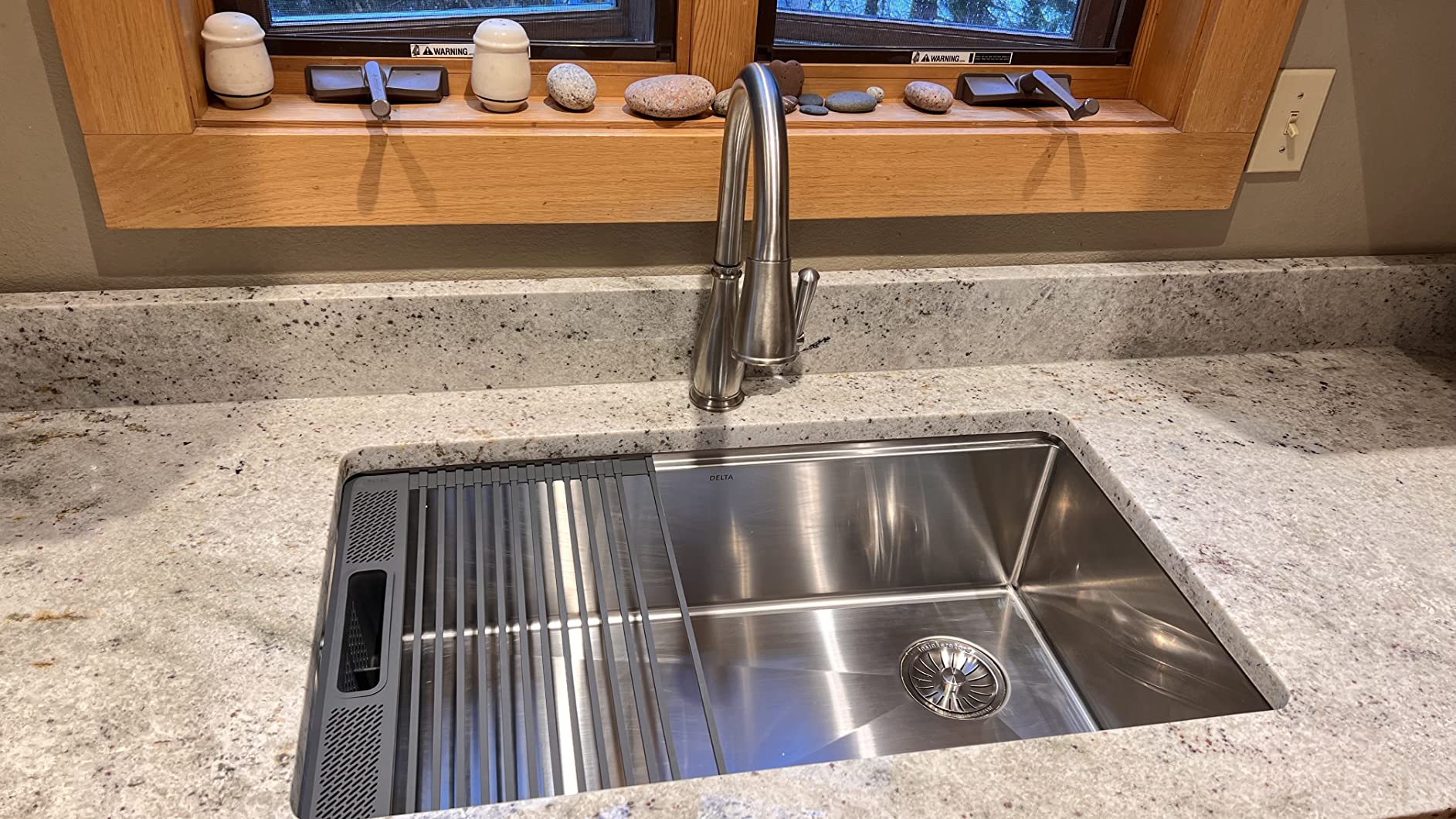 DELTA FAUCET 95B932-32S-SS Lorelai Workstation Kitchen Sink Undermount Stainless Steel Single Bowl with WorkFlow Ledge and Chef's Kit of 6 Accessories customer photo 1
