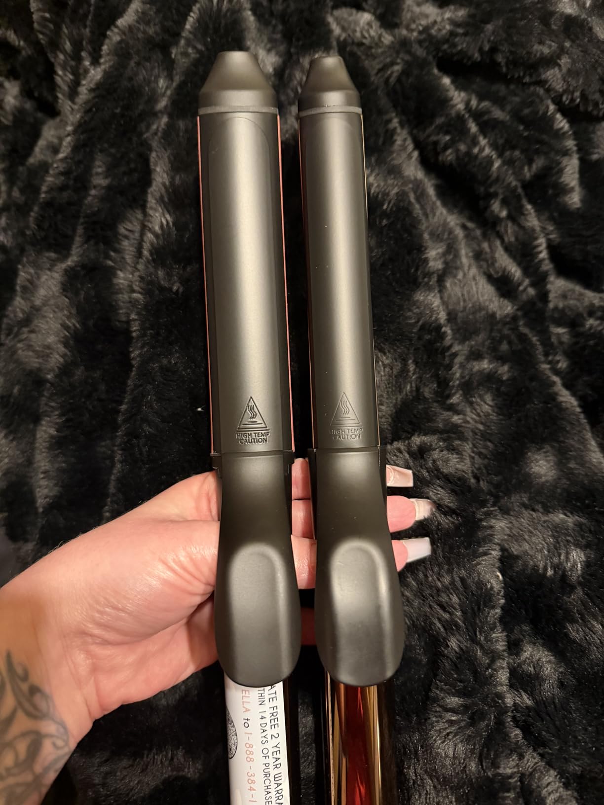 ELLA BELLA Curling Iron 1 Inch - Professional Hair Curler - Curling Wand - Ceramic Curling Irons - Transform Your Look in Seconds - Suitable for All Hair Types - Say Goodbye to Heat Damage customer photo 1