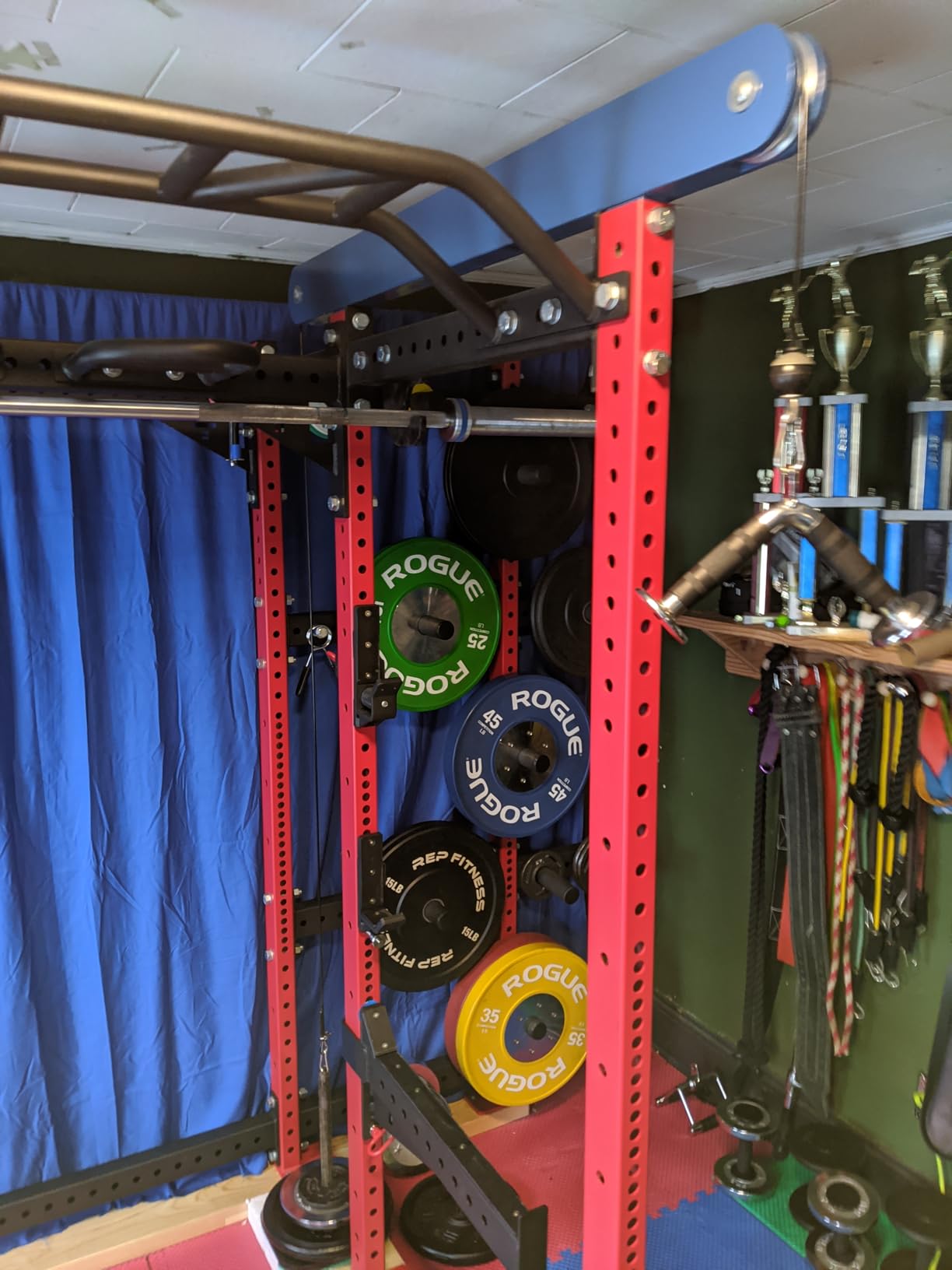 T-3 Series Power Rack, 1,100 LB Capacity Cage for Weightlifting and Strength Training customer photo 2