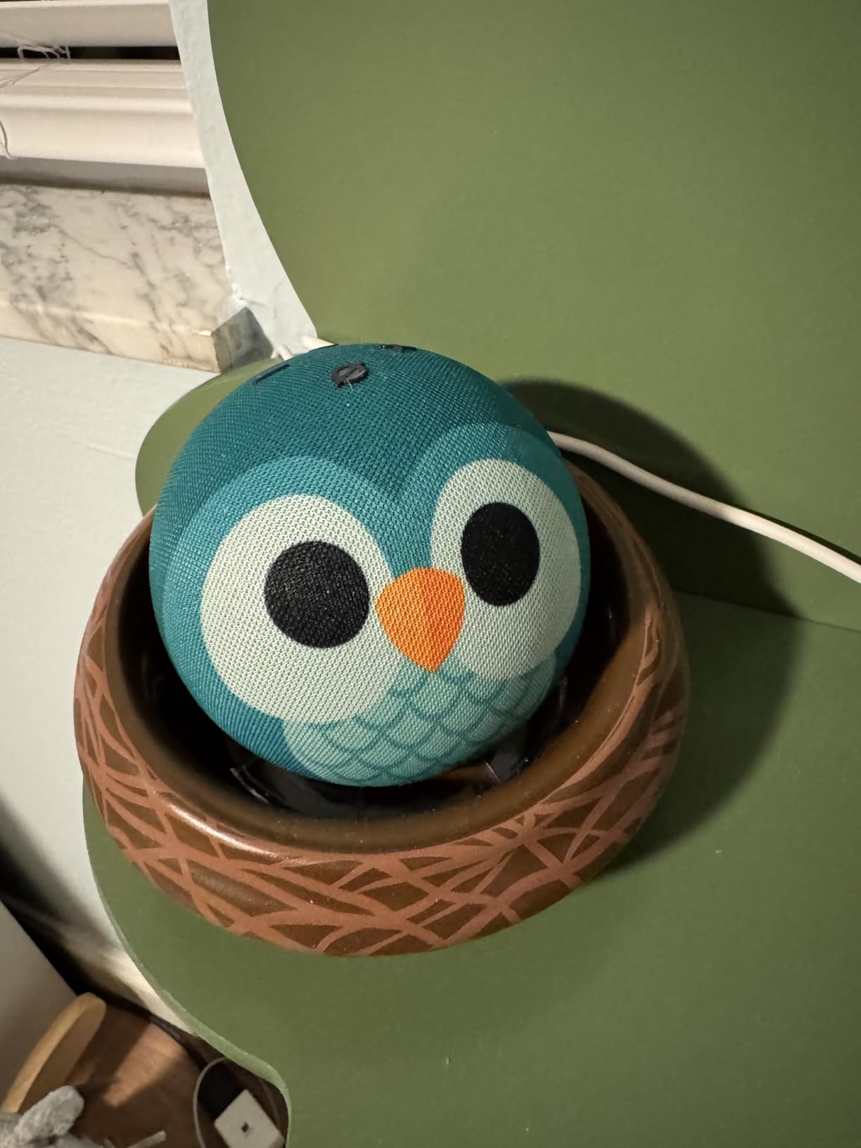 Echo Dot Kids (newest model), Smart speaker to enjoy age-appropriate audiobooks, interactive games and Alexa+ experiences to create and learn, Owl design customer photo 2