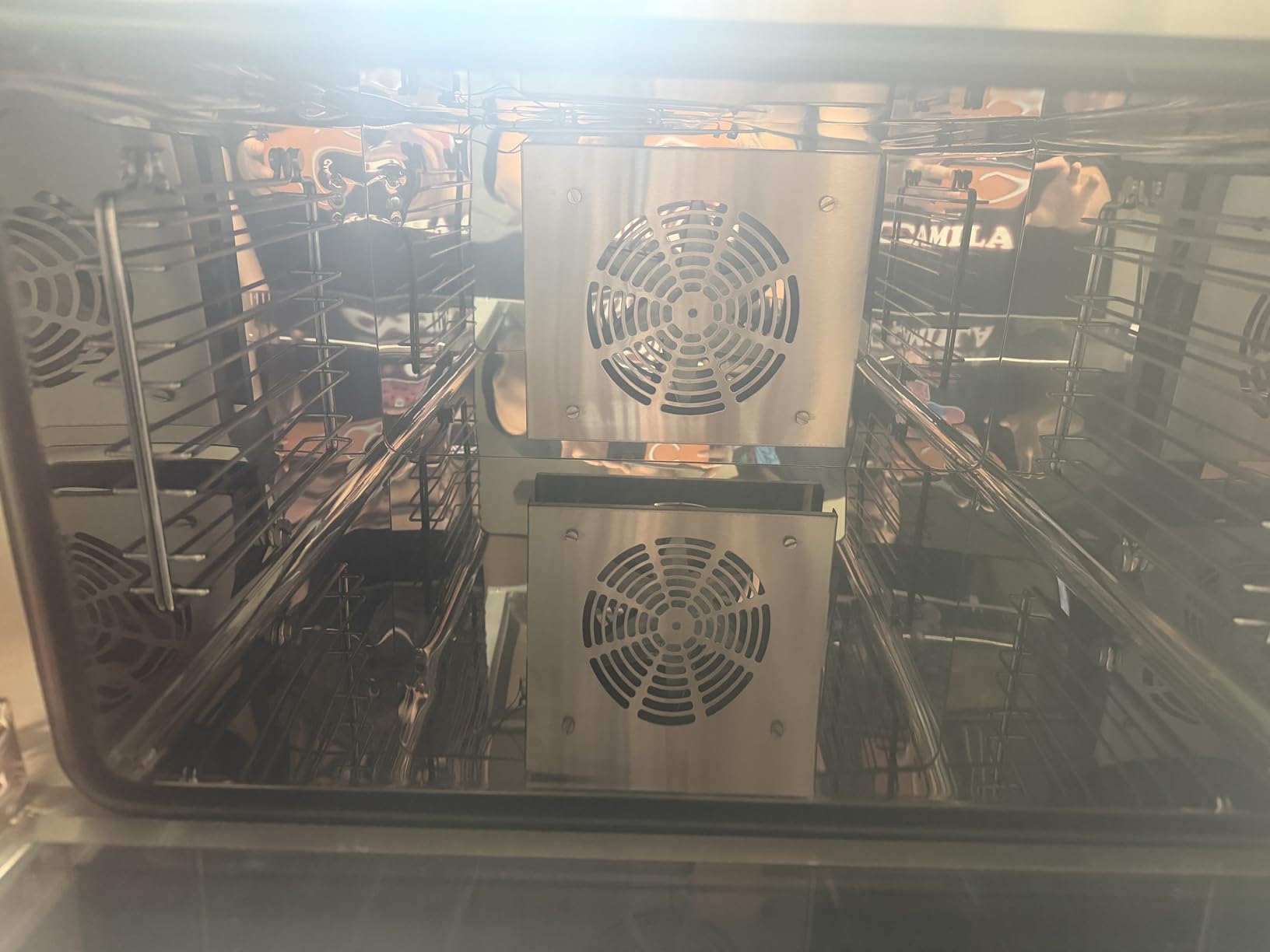 Kratos Commercial Countertop Oven | Half-Size Electric Convection Oven | Holds Four Half Size Sheet Pans | 1.5 Cubic Ft. | ETL Certified | 120V, 1600W (29M-002) customer photo 1
