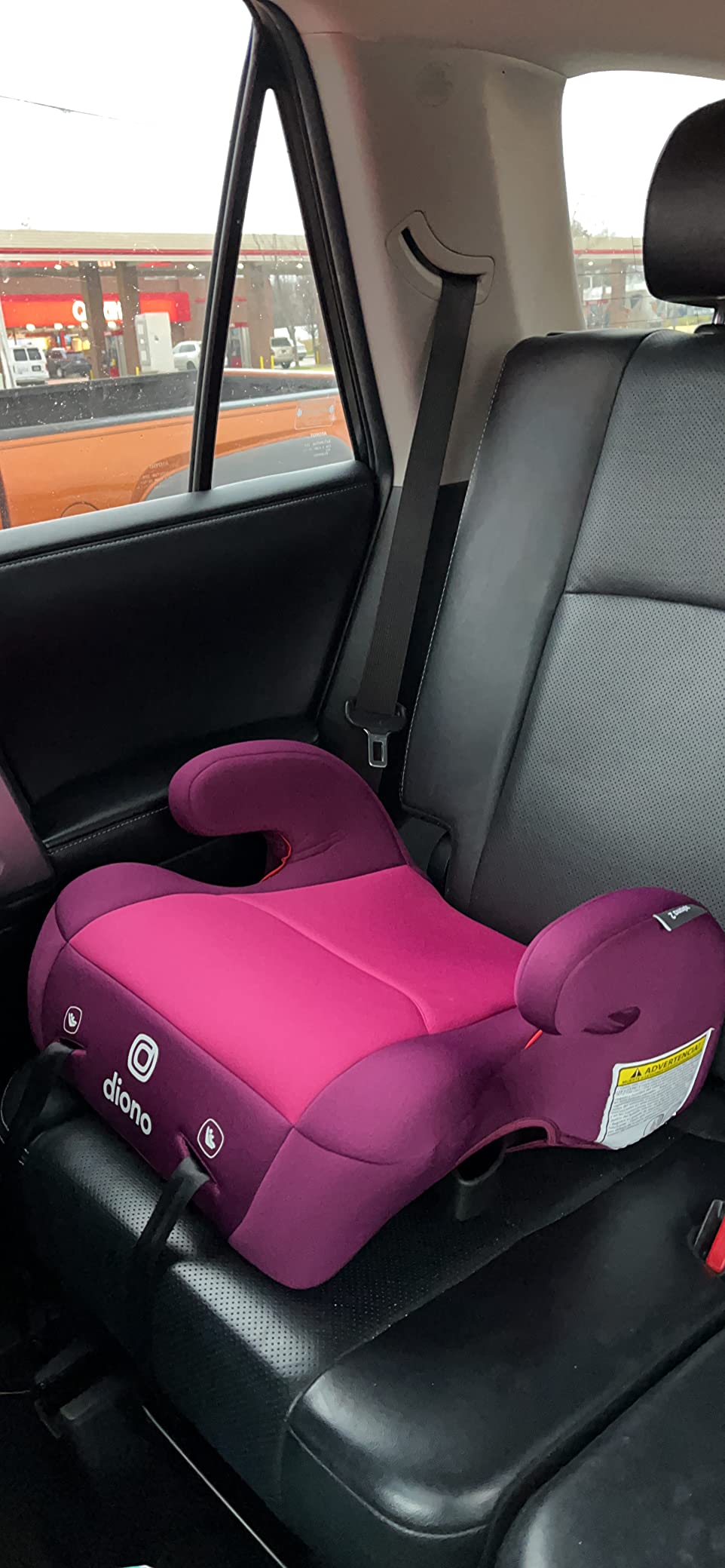 Diono Solana 2 XL 2022, Dual Latch Connectors, Lightweight Backless Belt-Positioning Booster Car Seat, 8 Years 1 Booster Seat, Blue customer photo 1