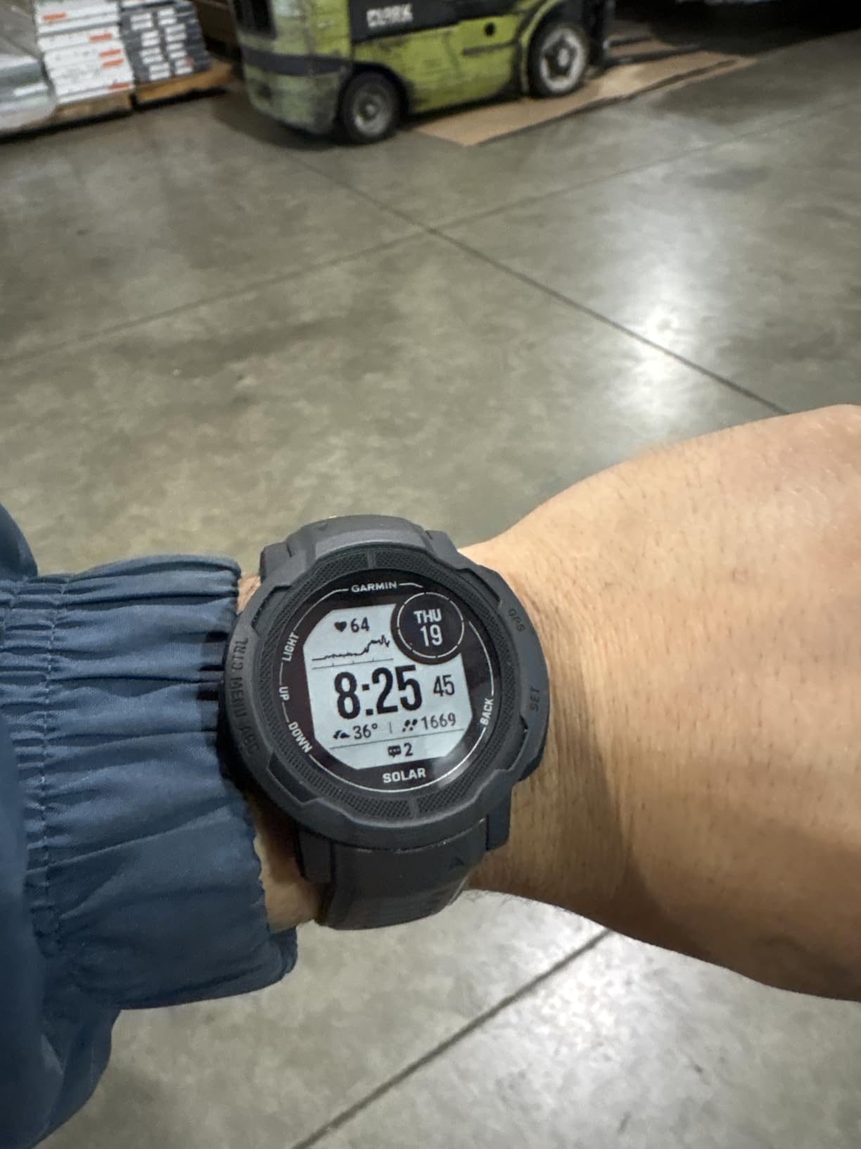 Instinct 2 Solar, Smaller-Sized Rugged Outdoor Watch with GPS, with Solar Charging Capabilities, Built for All Elements, Multi-GNSS Support, Tracback Routing and More, Graphite customer photo 1