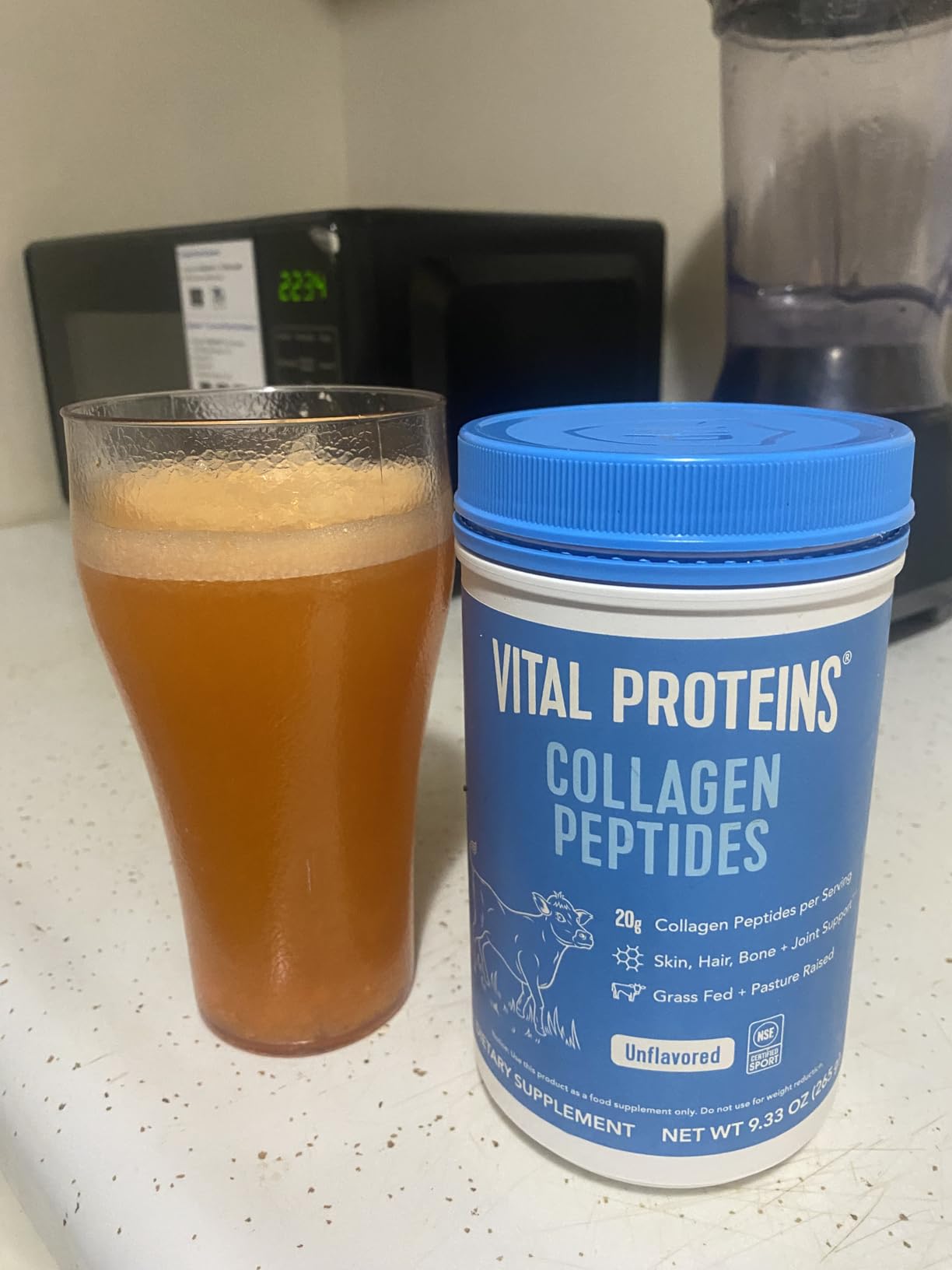 Vital Proteins Collagen Peptides Powder - Supports Hair, Nail, Skin, Bone & Joint Health, Unflavored, 9.33 OZ customer photo 2