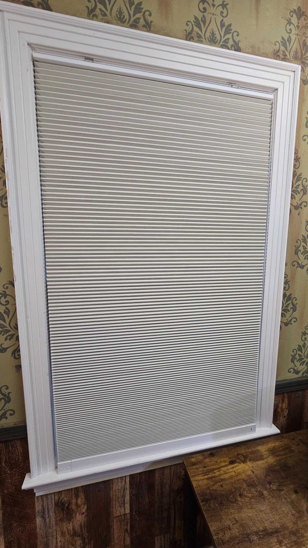 THIRDREALITY ZigBee Smart Blind, Motorized Blackout Window Shades with Remote, Cordless Honeycomb Blinds, Automatic Height Setting, AA Batteries Powered, 30