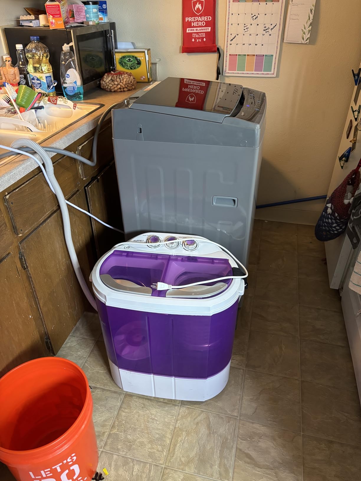 COMFEE' Washing Machine 2.4 Cu.ft LED Portable Washing Machine, Compact Laundry, 8 Models, Environmentally Friendly, Child Lock for RV, Dorm, Apartment customer photo 2