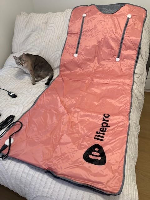 LifePro BioRemedy Plus Far Infrared Sauna Blanket with Detox Wrap - Dual-Layer Carbon Fiber Heating Foldable Home Sauna Blanket - Adjustable Temp (86-158F) & 20-60 Min Timer For Relaxation & Wellness customer photo 1