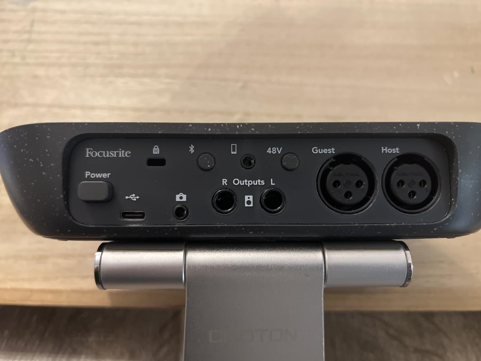 Focusrite Vocaster Two -- Podcasting Interface for Recording Host and Guest. 2 Mic Inputs and Headphone Outputs, with Auto Gain, Enhance, and Mute customer photo 2