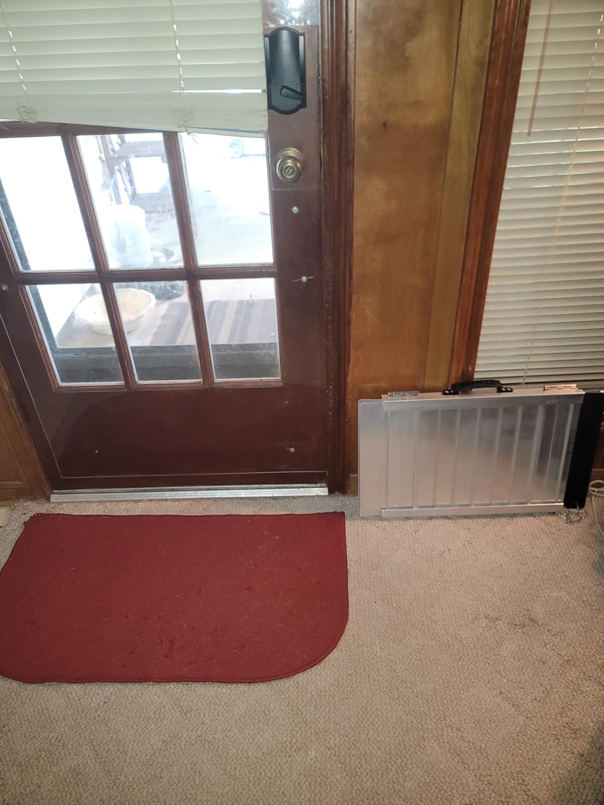 FACHNUO 8 Feet Portable Wheelchair Ramp, Non-Skid Aluminum Handicap Ramps with Handle, Folding Threshold Wheel Chair Ramp for Home Steps, Stairs, Entry, Threshold, Doorways, Scooter, 800LBS Capacity customer photo 2