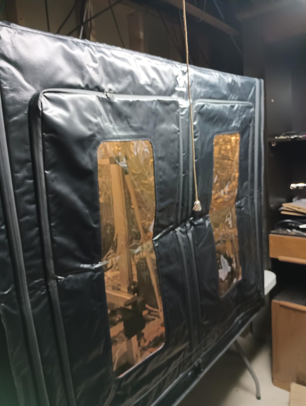 3D Printer Enclosure with Ventilation Kit - Thermal Insulation Cover & Fume Extraction Tent for FDM/DLP/SLA/LCD 3D Printers(Size800*1000*1200mm) customer photo 1