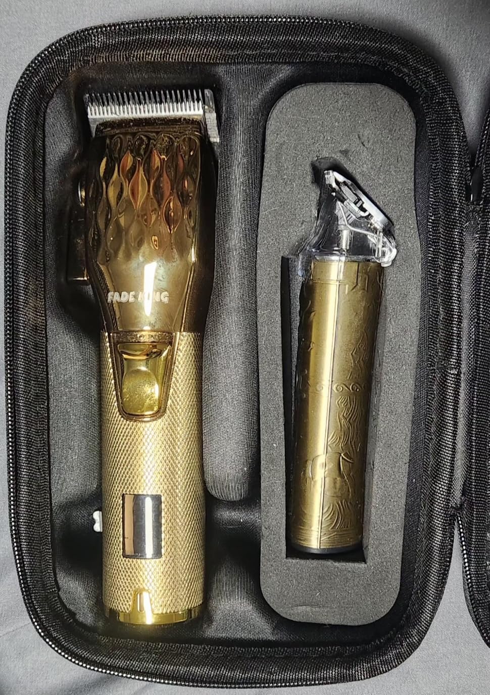 FADEKING Professional Hair Clippers for Men - Cordless Barber Clippers & Beard Trimmer for Men, Fade Clipper and Trimmer Set for Home & Barber Use, Complete Men's Grooming Kit customer photo 2