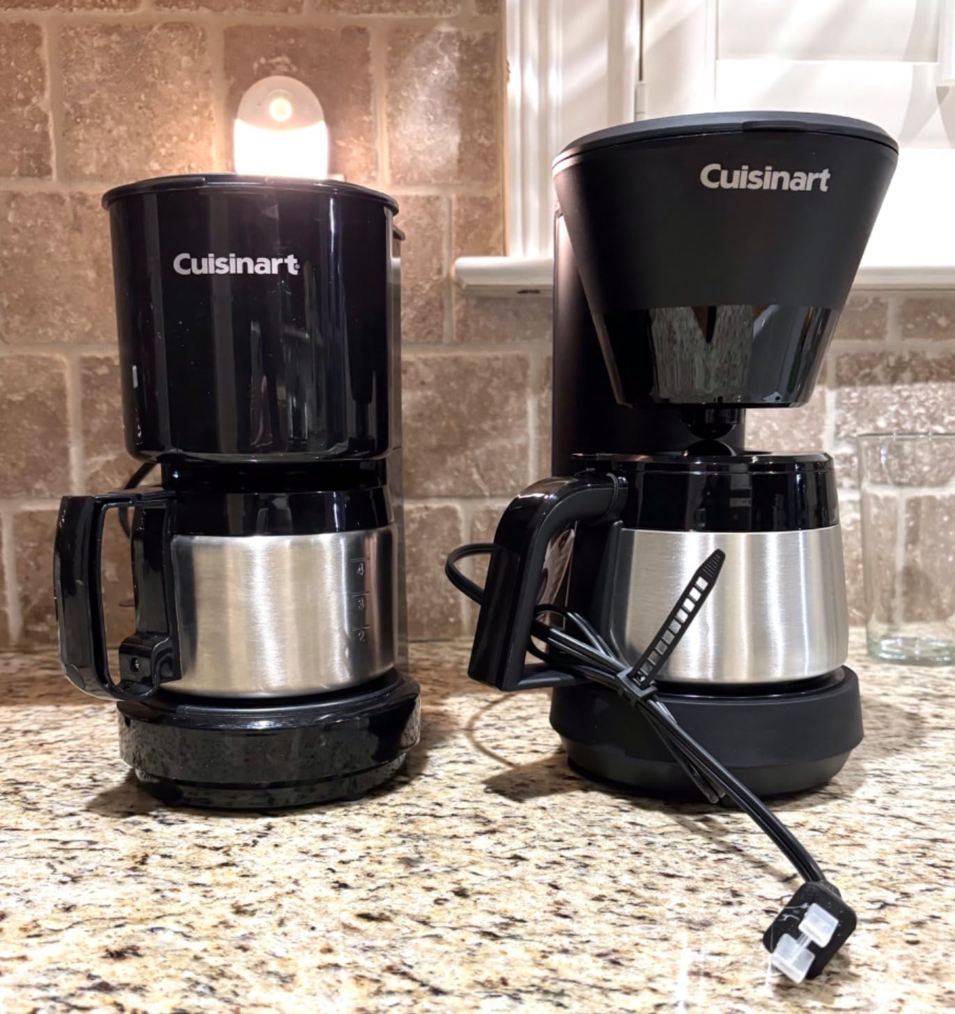 Cuisinart 5-Cup Coffee Maker with Stainless Steel Carafe, Coffee Machine with Removable Water Reservoir, Charcoal Water Filter, 30-Minute Keep Warm, and Brew Pause, DCC-5570NAS, Stainless Steel customer photo 2