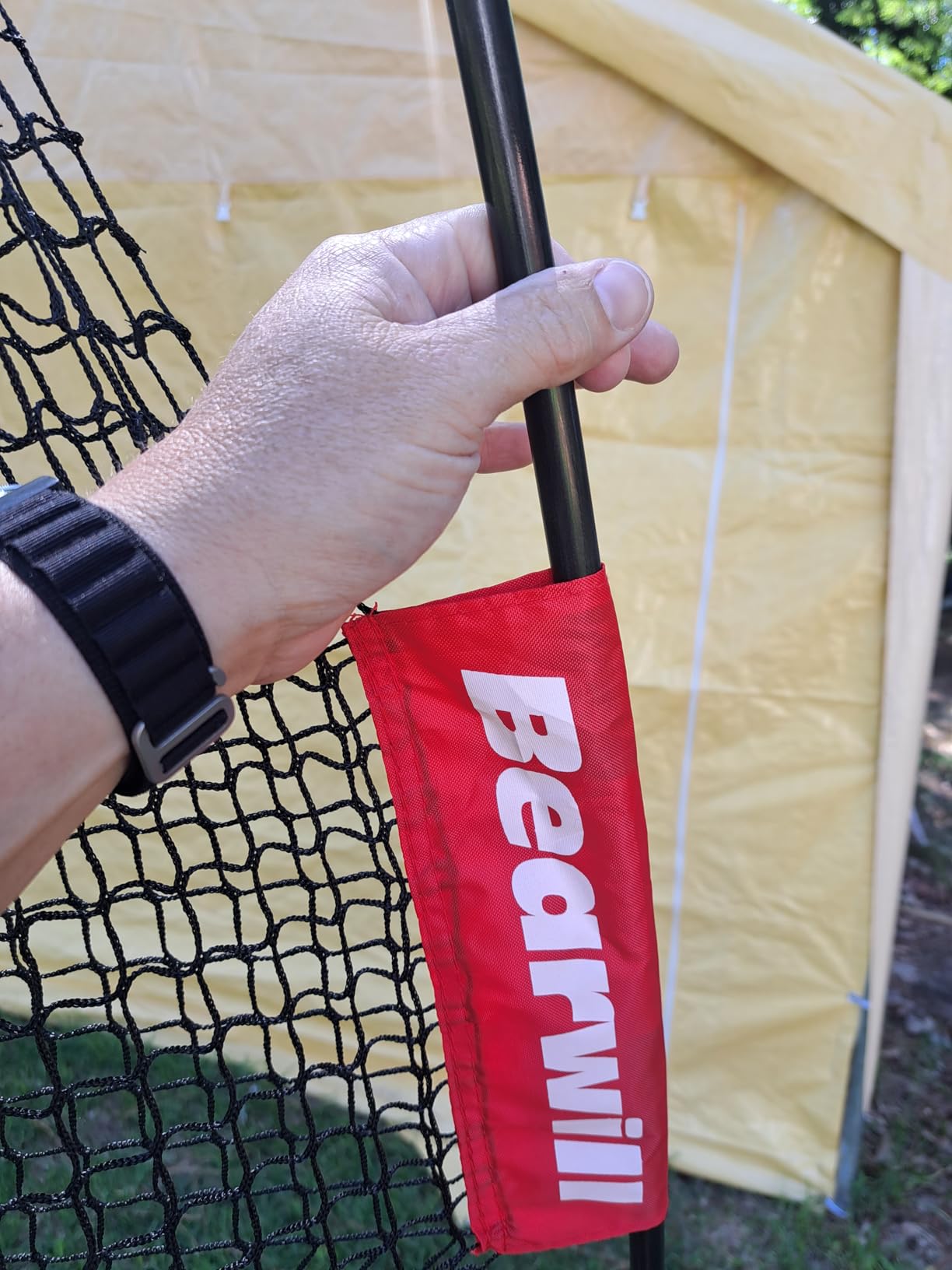 Bearwill Golf Net, 10x7ft Heavy Duty Golf Practice Nets with Mat, Target Cloth, 7 Tees, 6 Balls, Carry Bag customer photo 2