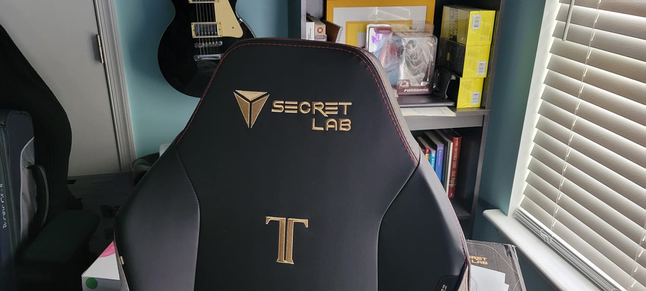 Secretlab Titan Evo Black Gaming Chair - Reclining, Ergonomic & Comfortable Computer Chair with 4D Armrests, Magnetic Head Pillow & 4-Way Lumbar Support - Black - Leatherette customer photo 1