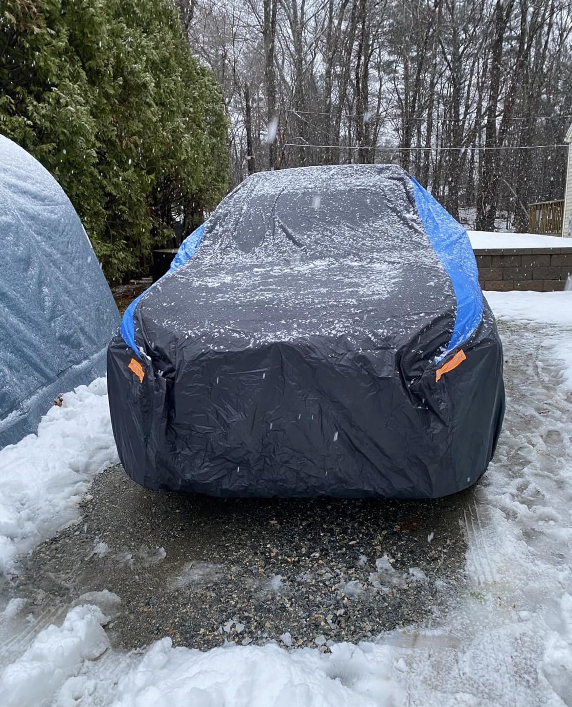 GUNHYI Car Cover for Automobiles All Weather Waterproof, Universal Fit Sedan Chevrolet Corvette, Ford Fusion, Kia Stinger, Nissan Maxima, Buick Regal, Subaru Legacy, Honda Accord etc. customer photo 2