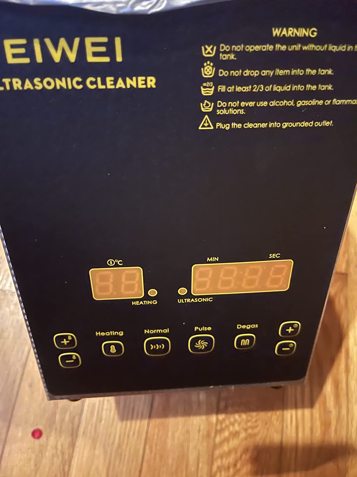 3L Ultrasonic Cleaner Dual-Frequency Professional Digital Stainless Steel Cleaning Machine with Heater Timer for Carburetor, Parts, Circuit Board, Glasses, Denture, Jewelry customer photo 1