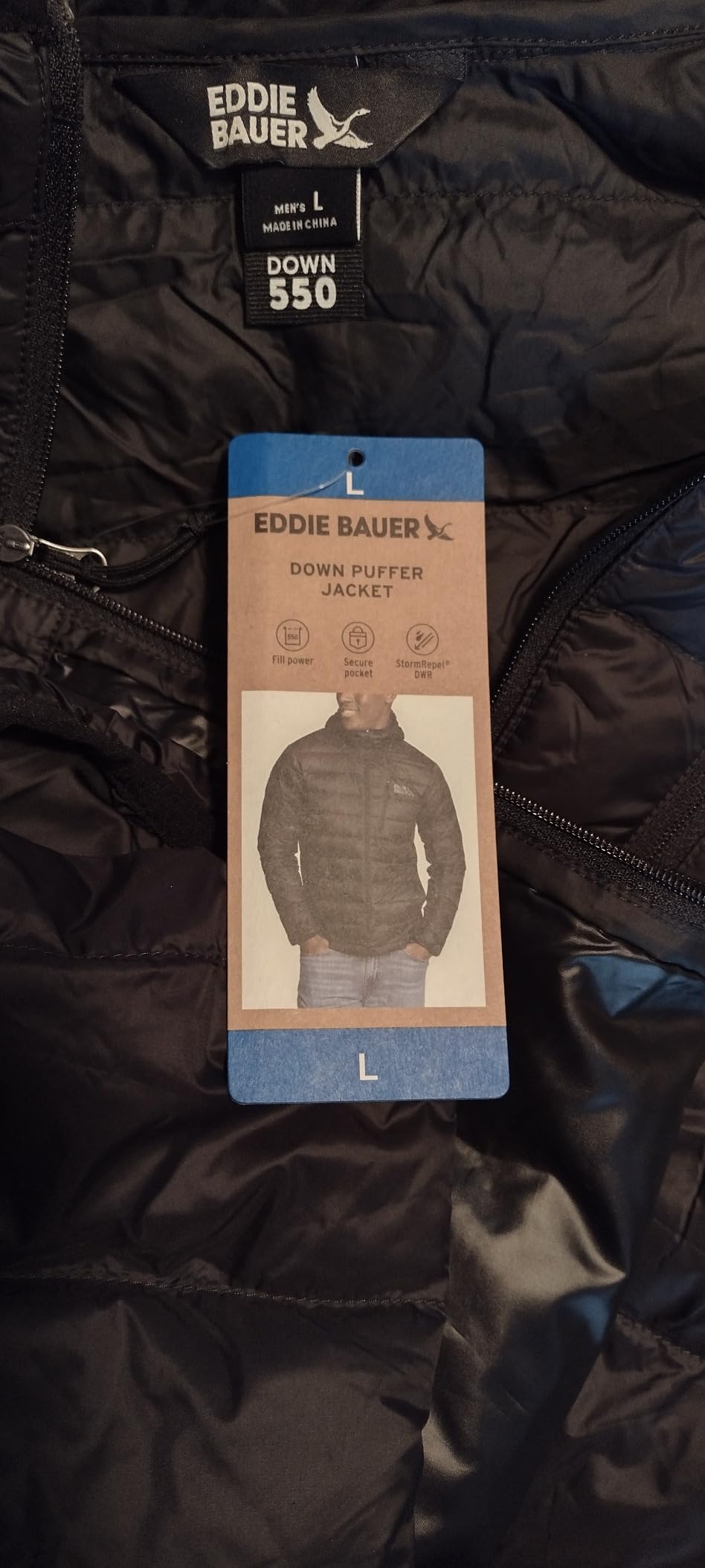 Eddie Bauer Men's CirrusLite Down Hooded Jacket customer photo 2