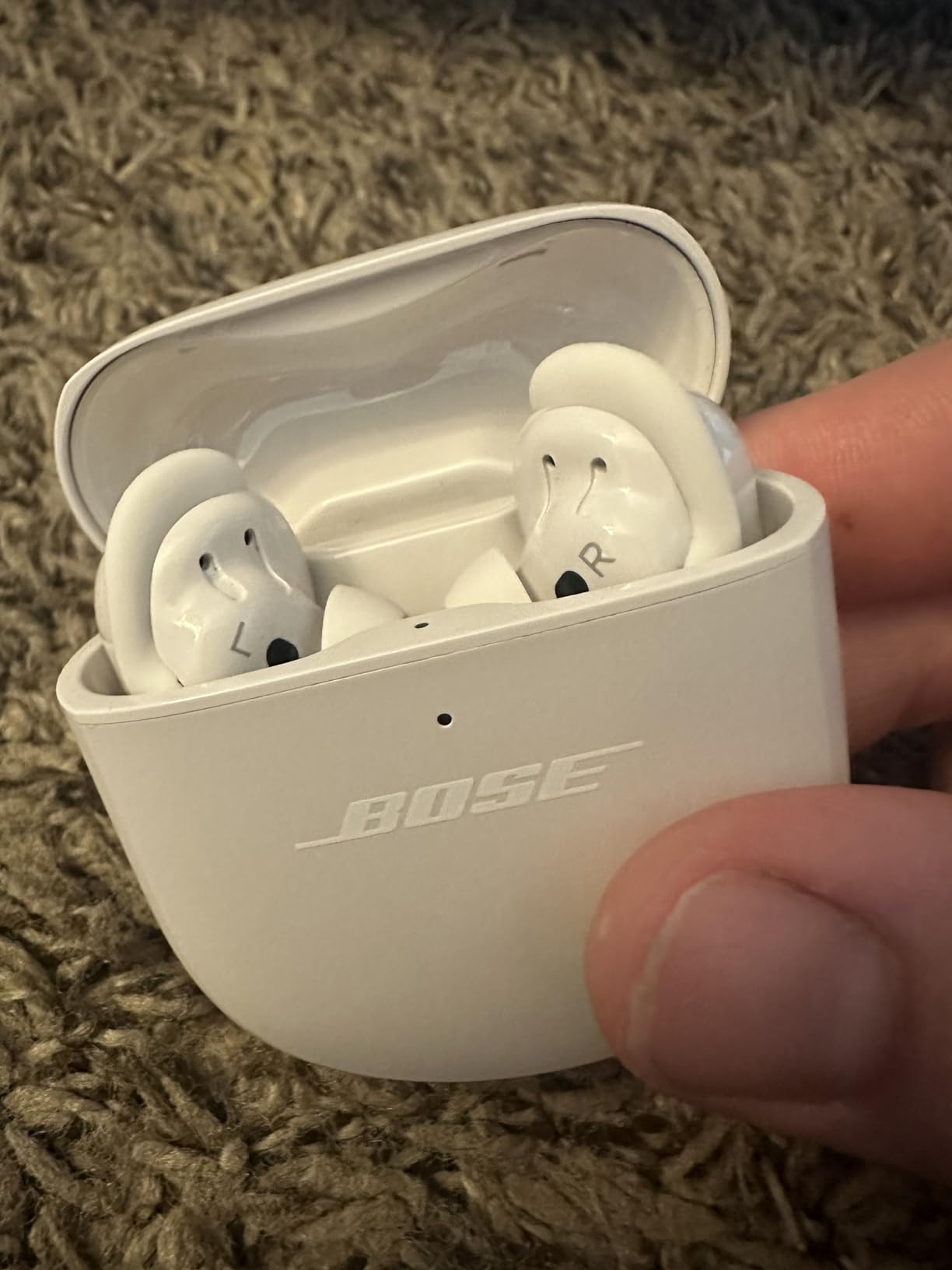QuietComfort Earbuds II, Wireless, Bluetooth, Proprietary Active Noise Cancelling Technology in-Ear Headphones with Personalized Noise Cancellation & Sound, Soapstone customer photo 2