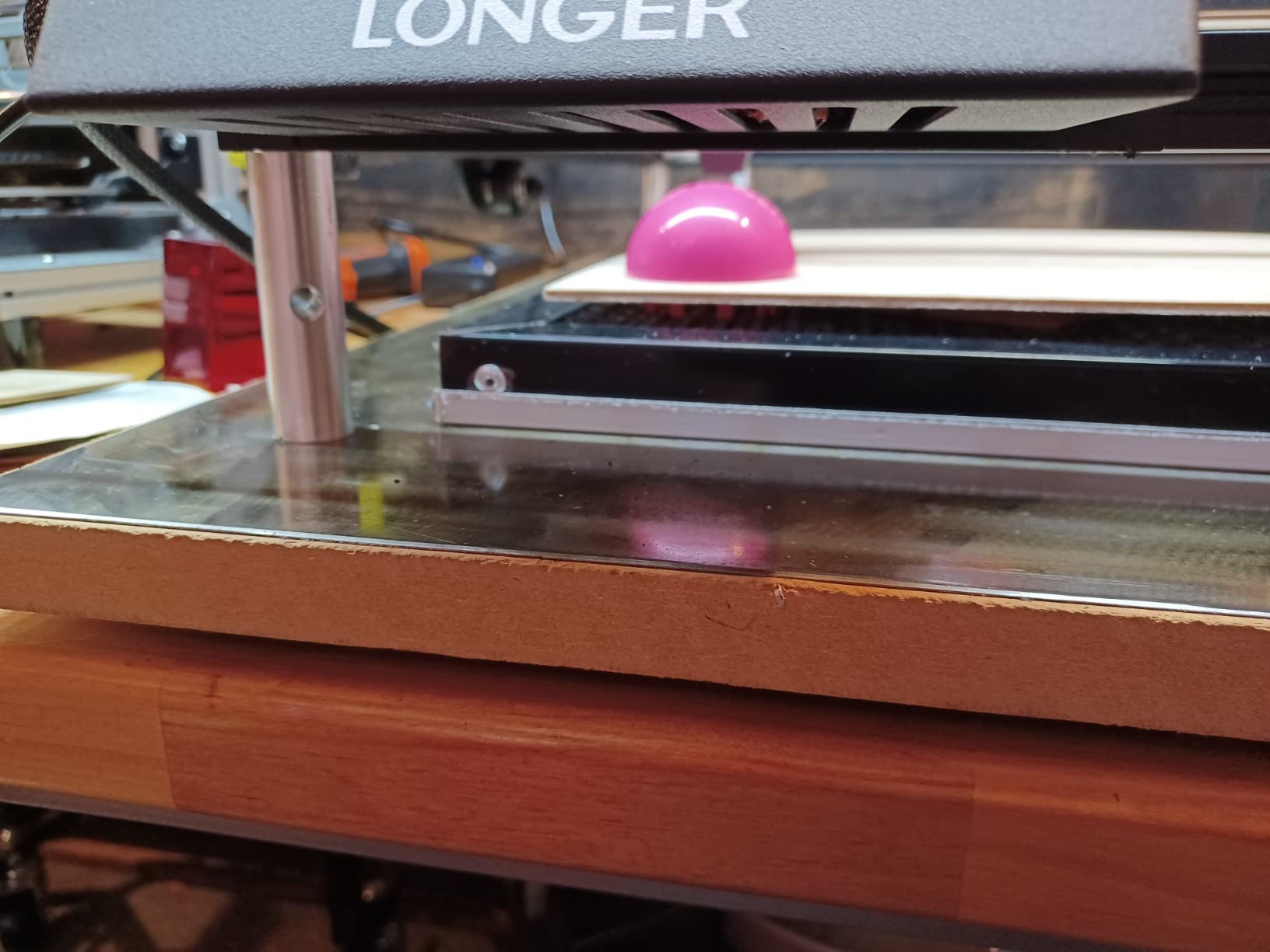 LONGER RAY5 Laser Engraver, Fully Upgraded with 10W Output, a 3.5-inch Color Touchscreen, and app-Based Offline Control; Ideal for Engraving Metal, Glass, and Wood. Working Area: 400x400 mm customer photo 1