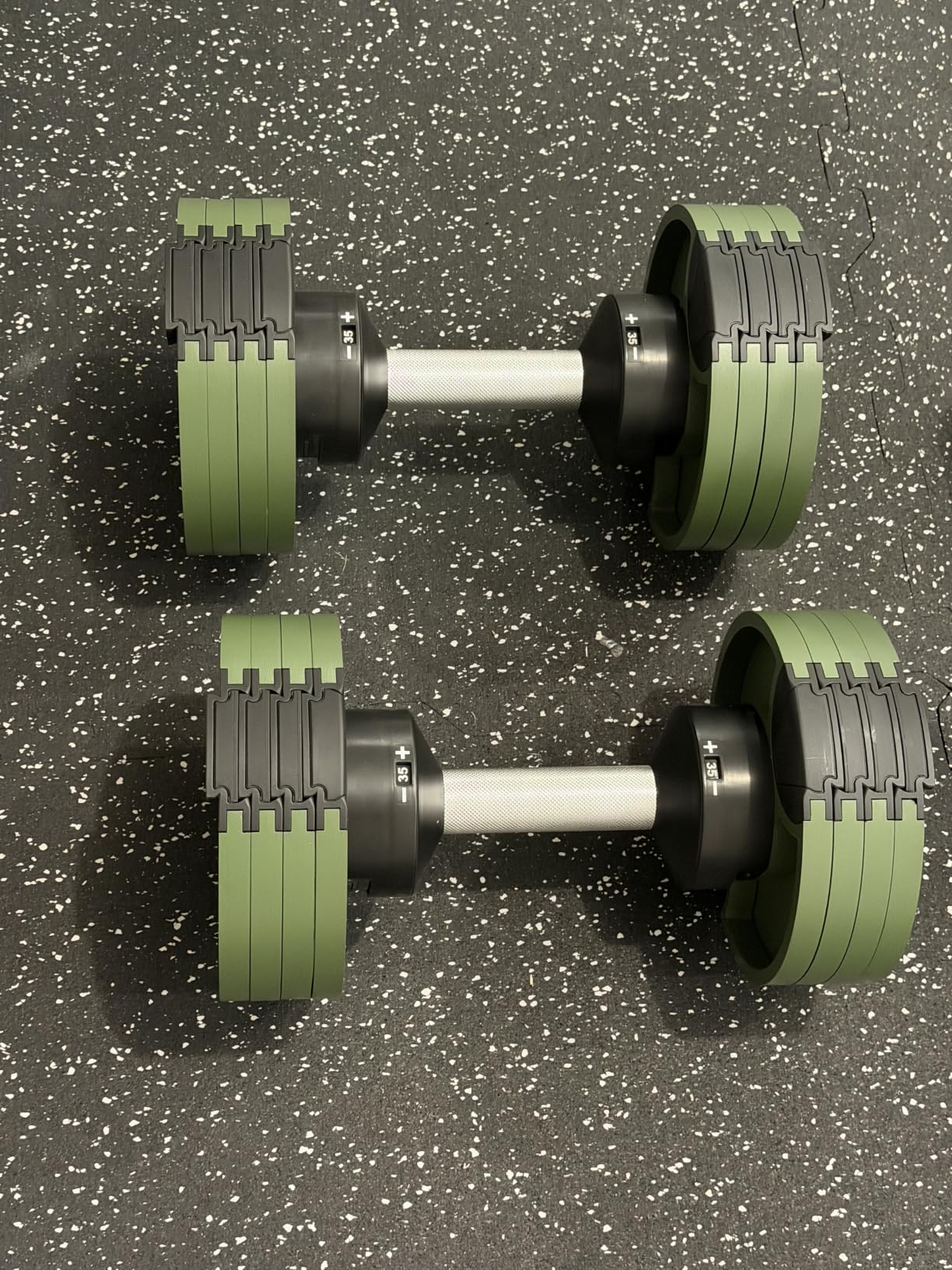 NUOBELL Adjustable Dumbbells 5-80 lbs: Replace 16 Sets customer photo 1