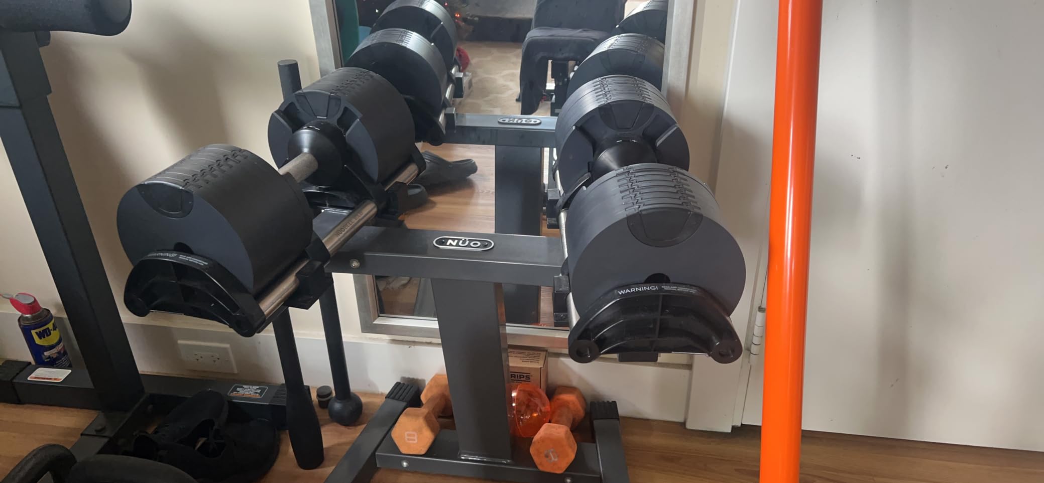 NUOBELL Adjustable Dumbbells 5-80 lbs: Replace 16 Sets customer photo 2
