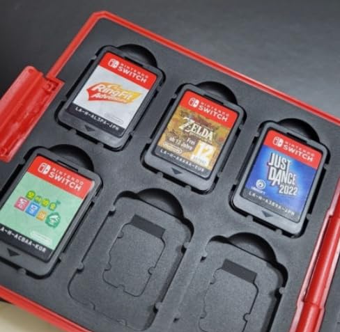 FUNLAB Switch 2 Game Card Case for Nintendo Switch 2/OLED - 24 Game Card Storage - Red customer photo 1