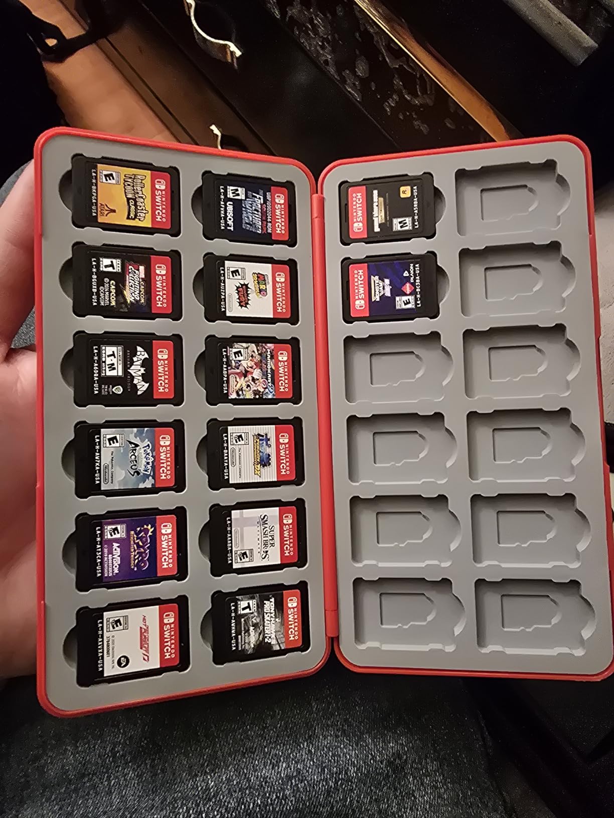 FUNLAB Switch 2 Game Card Case for Nintendo Switch 2/OLED - 24 Game Card Storage - Red customer photo 2