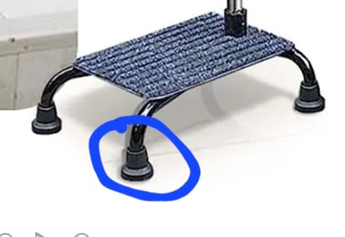 Stair Climbing Cane Half Steps for Stairs Lifts Seniors Elderly Stair Cane Walking Aids for Stability 4 Prong Base Adjustable Sticks Stair Helper Assist Devices Mobility Aids Equipment - Black customer photo 1