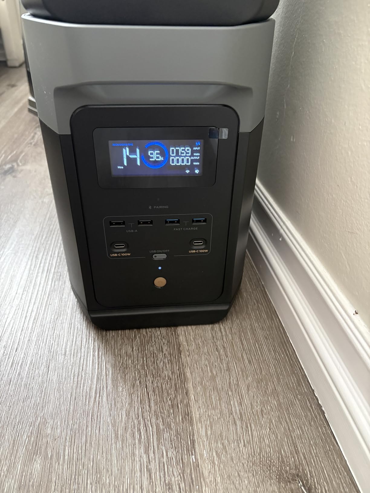 EF ECOFLOW Solar Generator Delta 2 with 220W Solar Panel, 1024Wh LFP LiFePO4 Battery, 1800W AC/100W USB-C Output, Fast Charging Portable Power Station for Home Backup Power, Camping & RVs customer photo 2