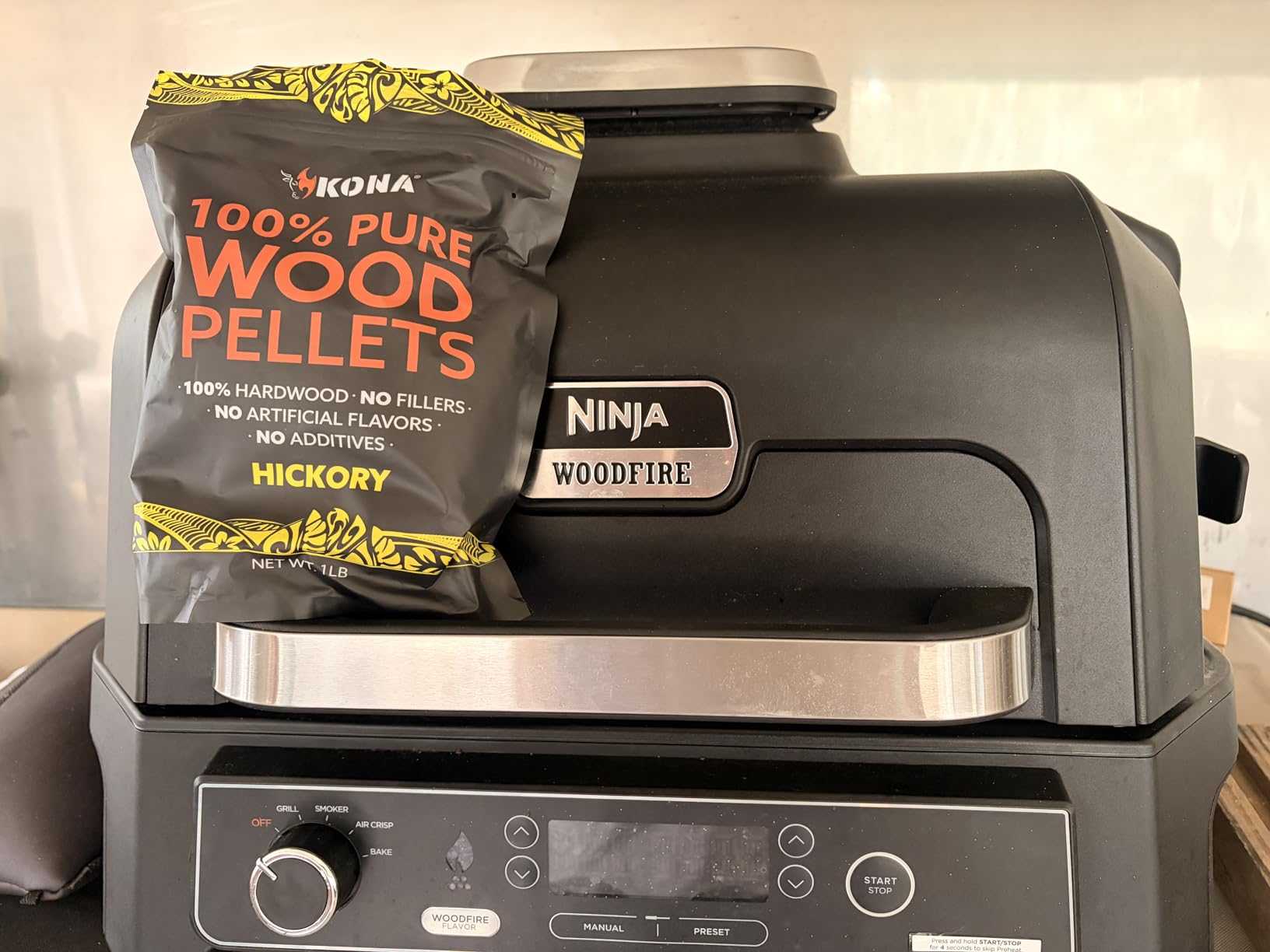 Wood Pellets All Variety Pack, Intended for Ninja Woodfire Outdoor Grill, Wood Fire Oven & Smoker, 8 x 1lb Resealable Bags customer photo 1