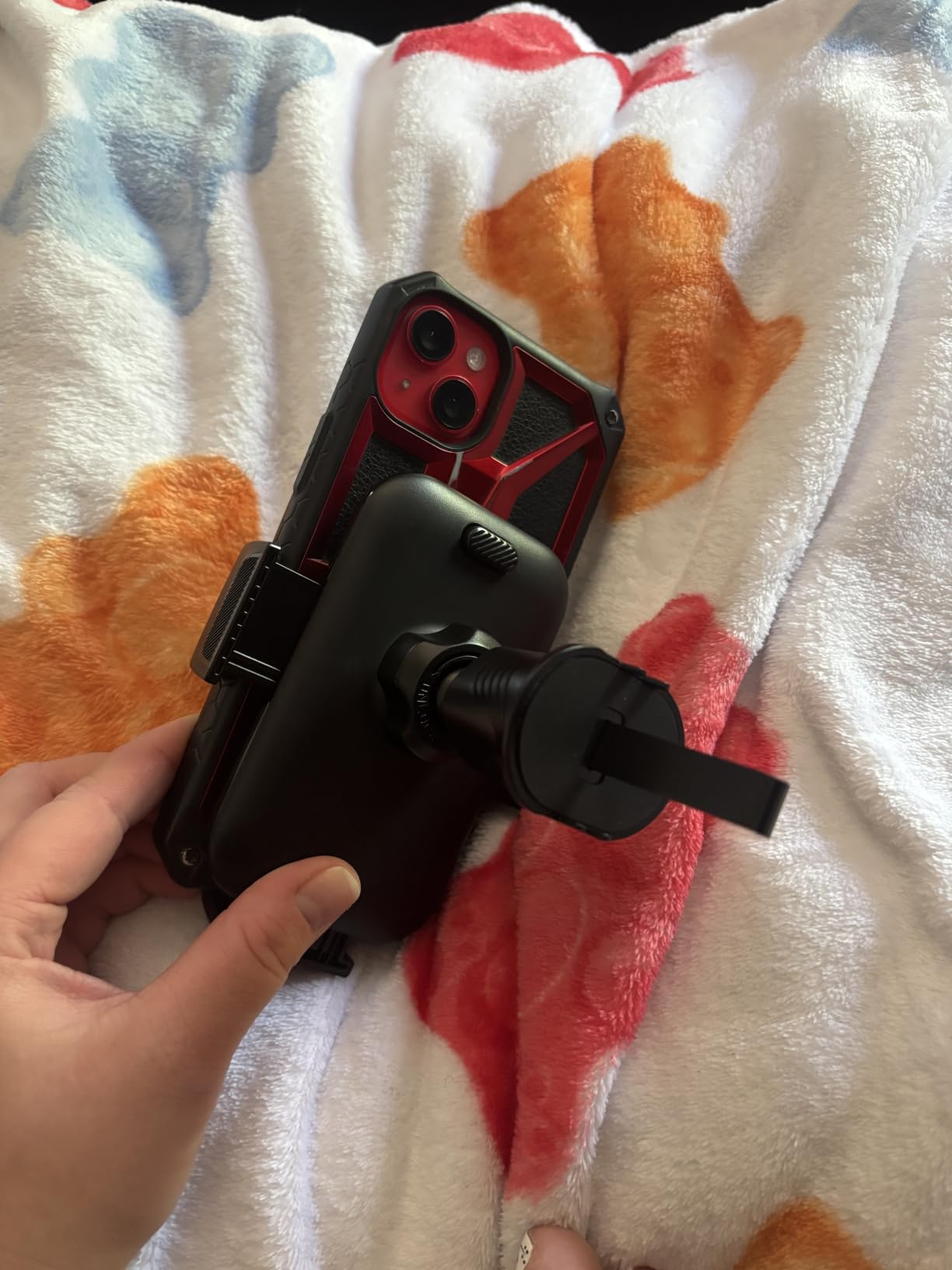 Lamicall 2026 Wider Clamp & Metal Hook Car Phone Holder Vent [Thick Cases Friendly] Phone Holders for Your Car Mount Gfts Automobile Hands Free Accessories for Women Men for iPhone 16 15 14 13 Pro Max customer photo 2