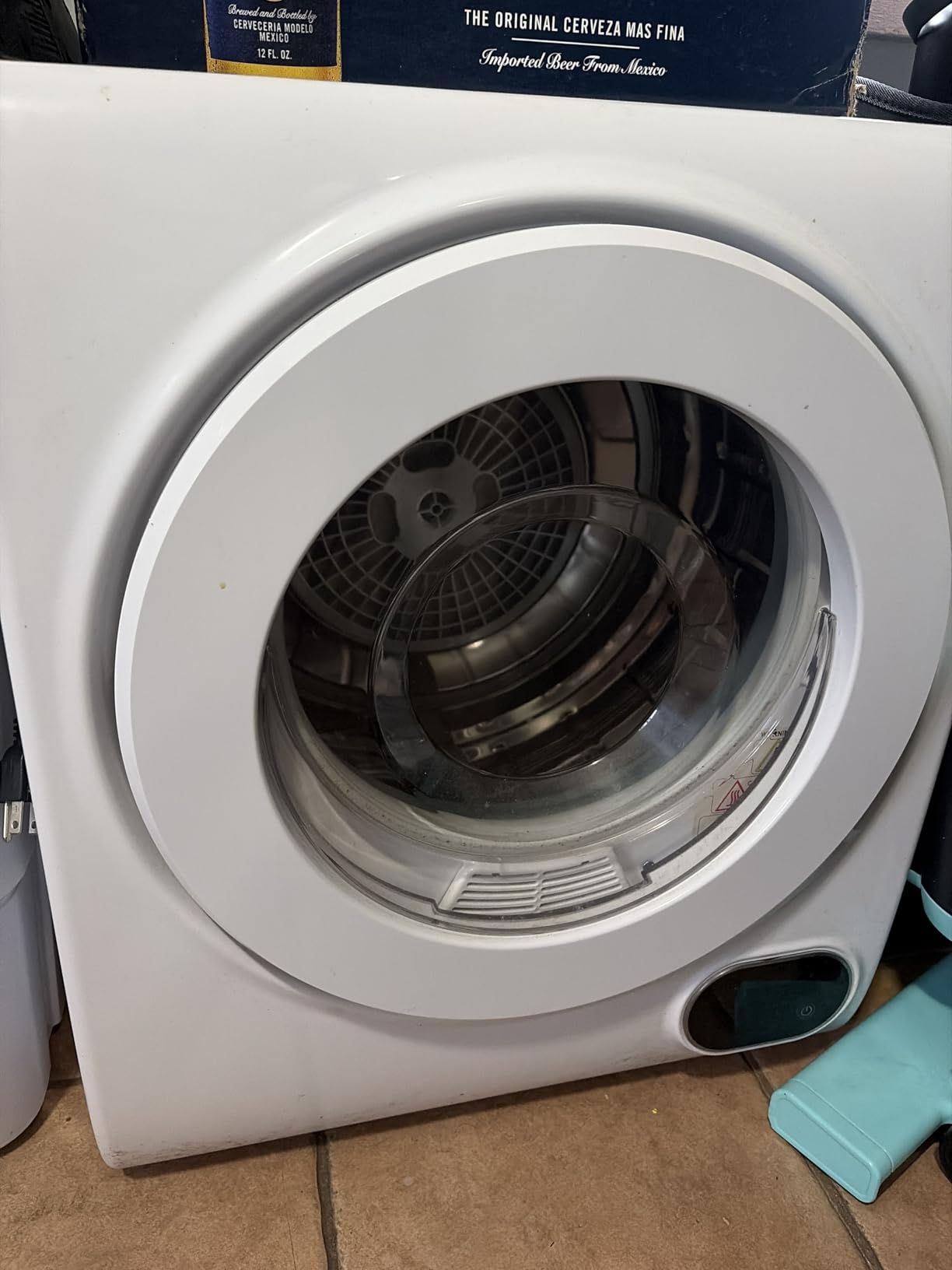 ROVSUN Portable Clothes Dryer, 110V 850W High End Front Load Laundry Tumble Dryer, 1.5 cu.ft Electric Dryer with Stainless Steel Tub & LCD Touch Panel for Apartment, Dorm customer photo 1