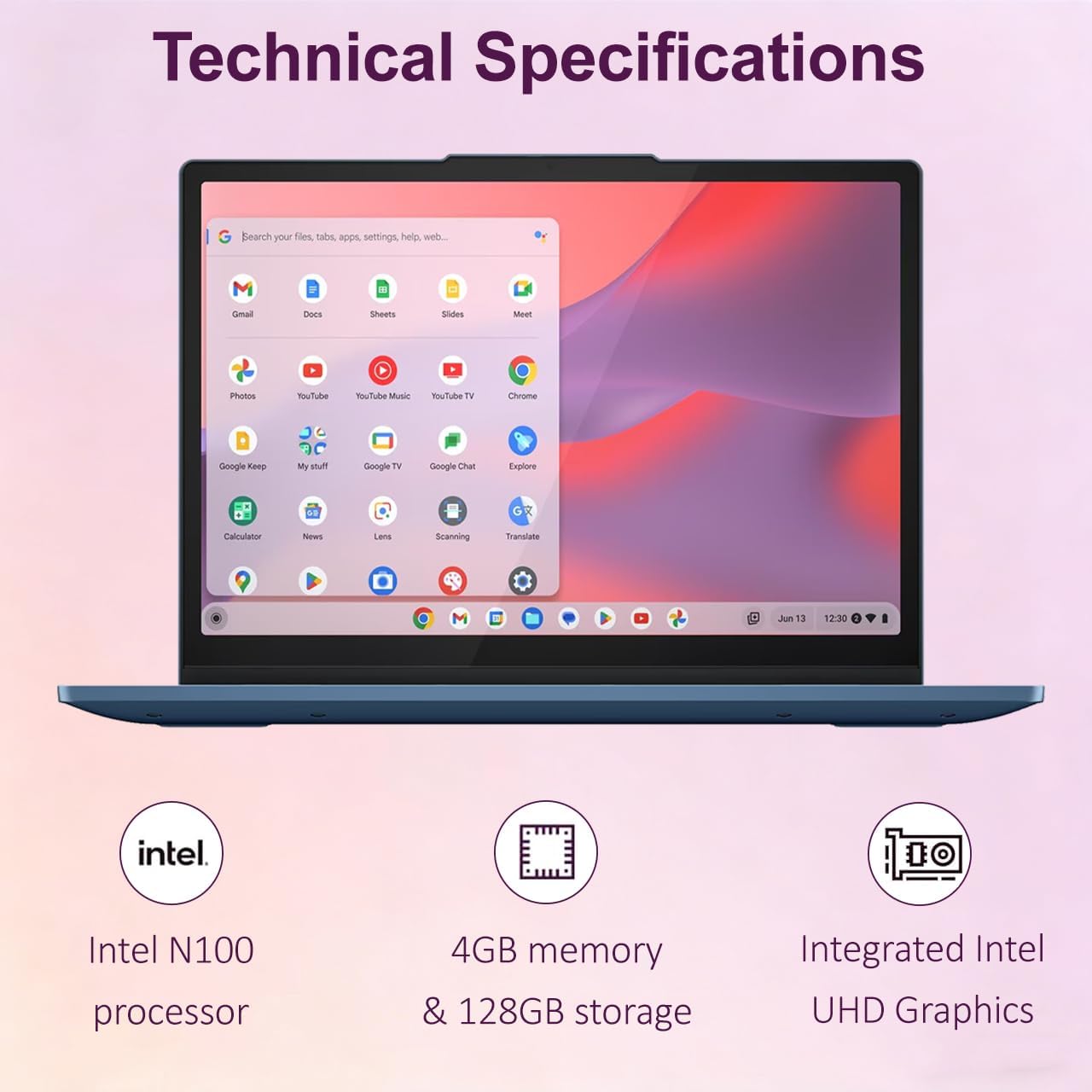 Lenovo IdeaPad Flex 3i Chromebook 2-in-1 Laptop, 12.2