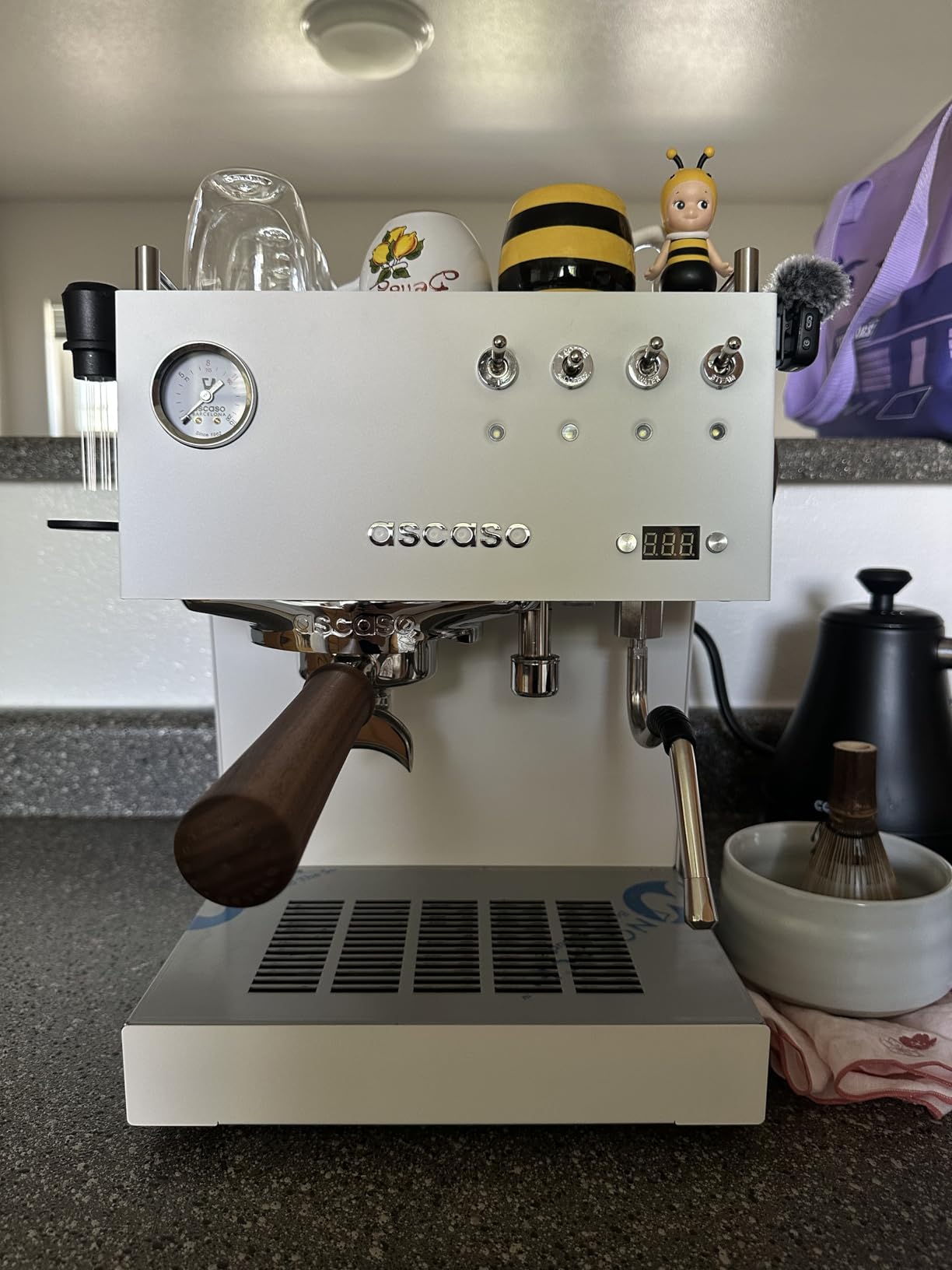 Ascaso Steel DUO Espresso Machine | PID | Programmable | Volumetric Controls | Dual Thermoblock | 120V | (Stainless Steel) customer photo 1