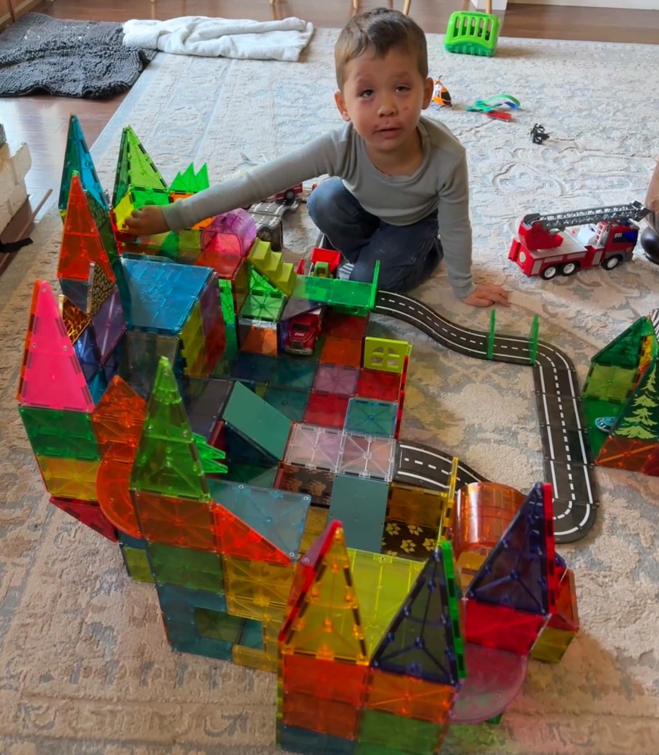 Magna-Tiles Forest Animals 25-Piece Magnetic Construction Set, The ORIGINAL Magnetic Building Brand customer photo 1