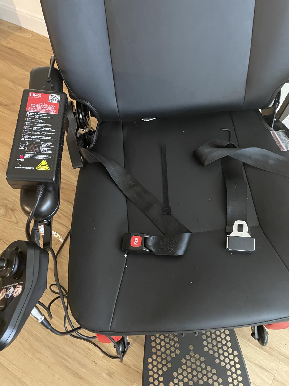 Jazzy Elite HD Group 2 Heavy Duty Power Chair, Front Wheel Drive, Motorized Electric Wheelchair for Adults, 450 lbs. WC, Up to 4 MPH, 12.5 Miles Range Per Charge customer photo 2