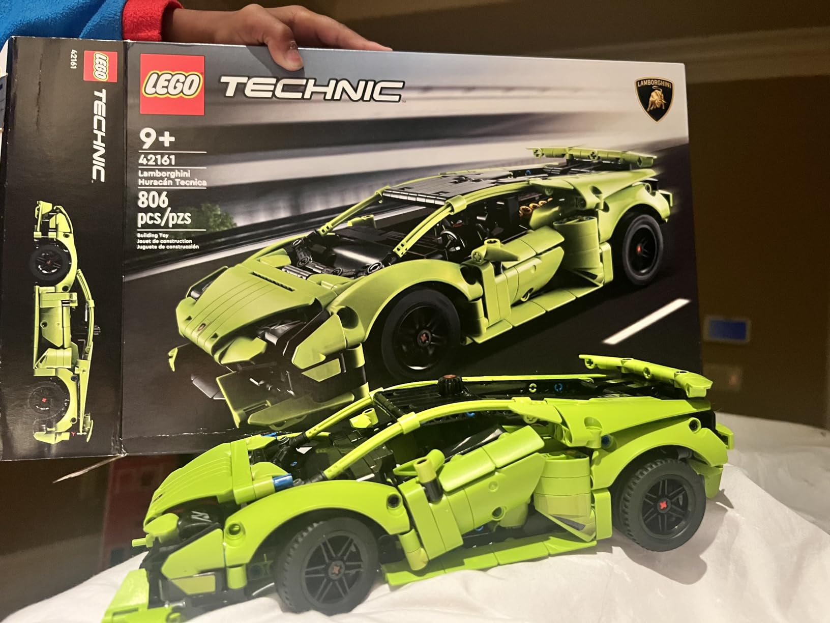 LEGO Technic Lamborghini Huracan Tecnica Advanced Sports Car Building Kit, 42161 customer photo 2
