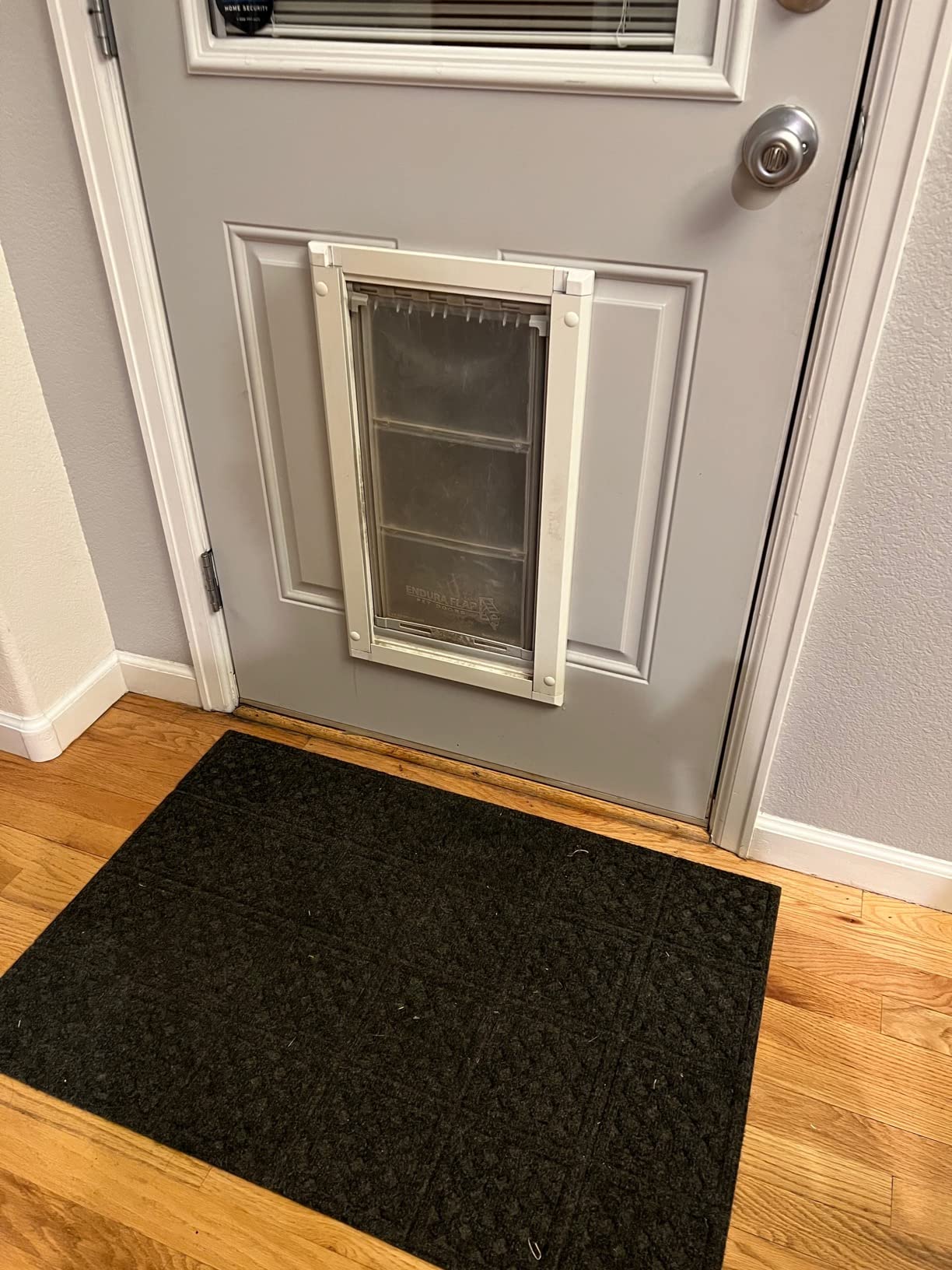 Endura Flap Double Flap Pet Door for Door Installations | Stylish for Interior & Exterior Doors | Durable Aluminum Frame & Weatherproof Dual-Layer Flap | White, Medium, Double Flap customer photo 2
